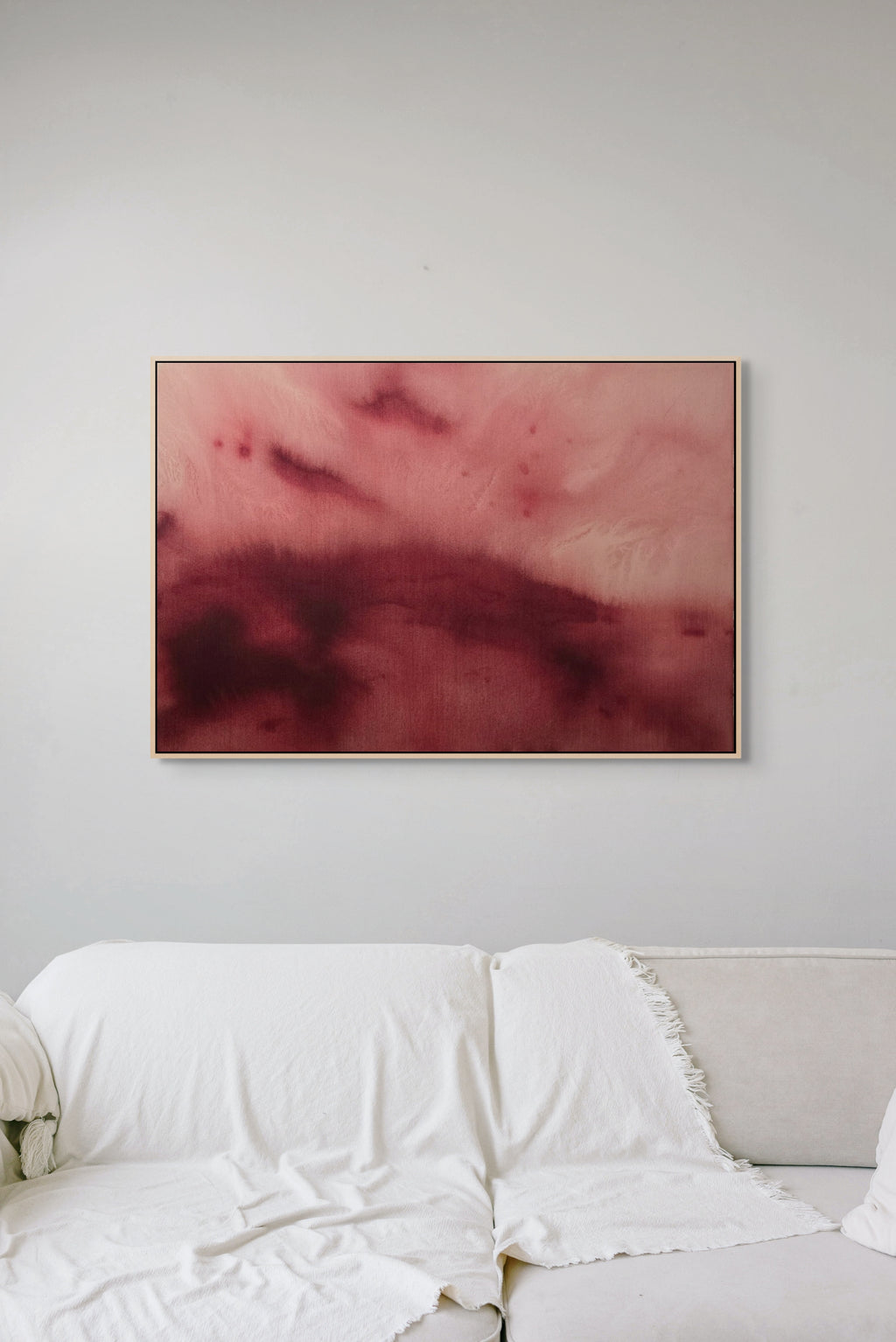 Deep Burgundy · 100 × 70 cm