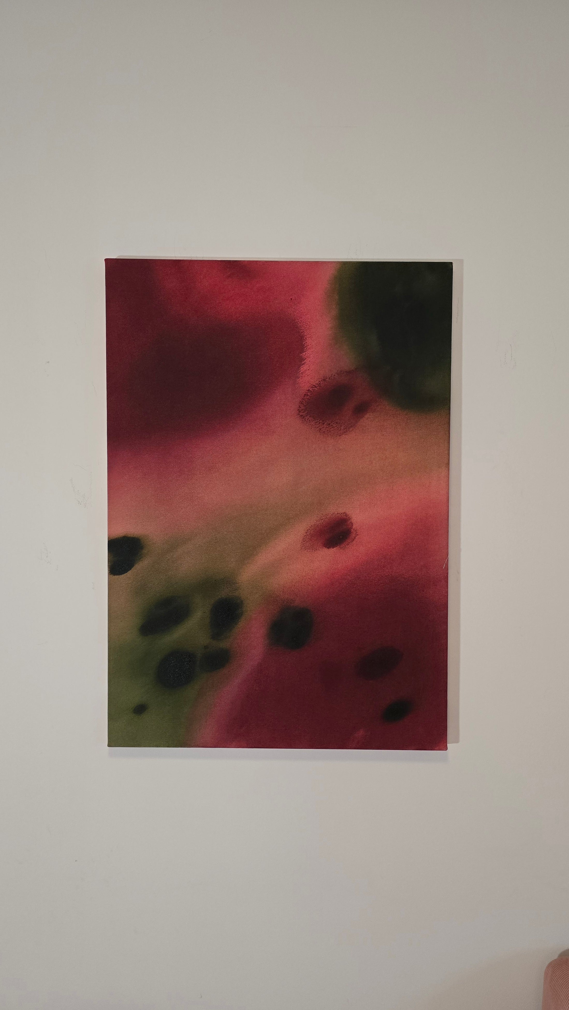Crimson Murmur · 100 × 70 cm
