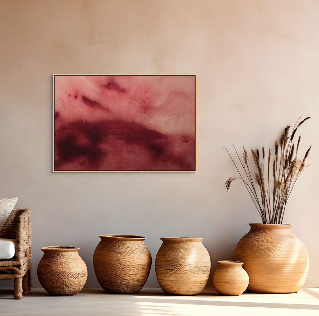 Deep Burgundy · 100 × 70 cm