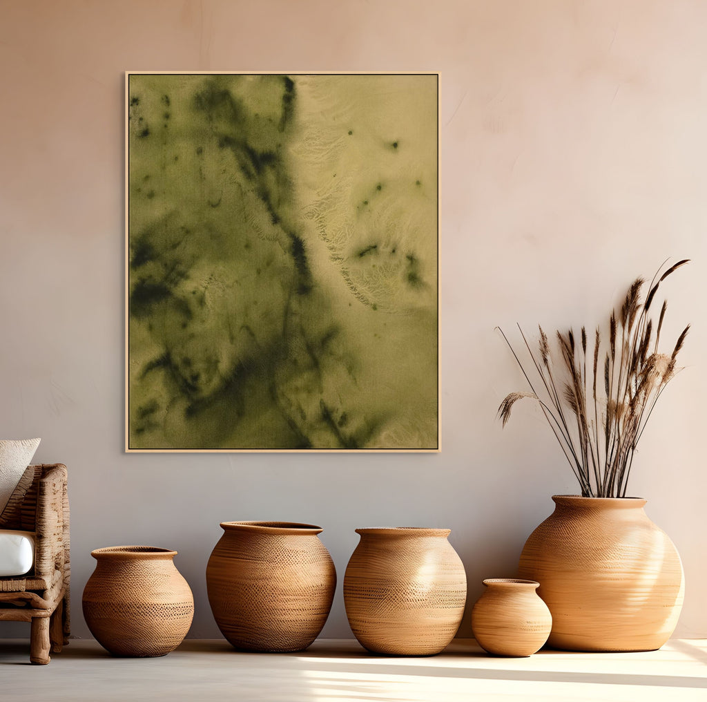 Quiet Ground · 100 × 120 cm