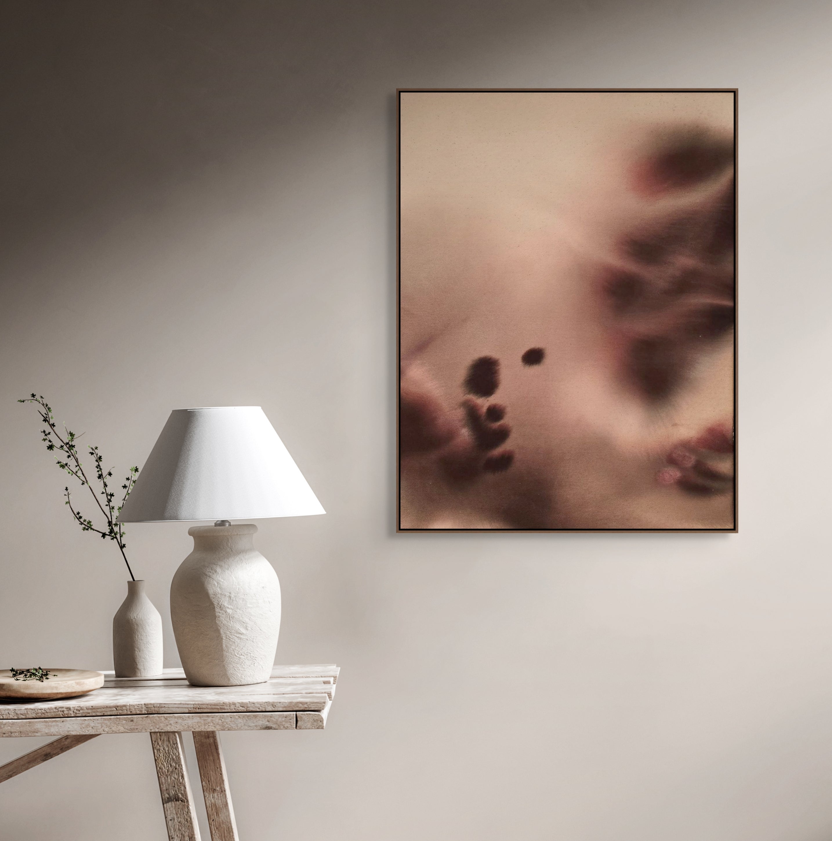 Fading Touch · 80 × 60 cm