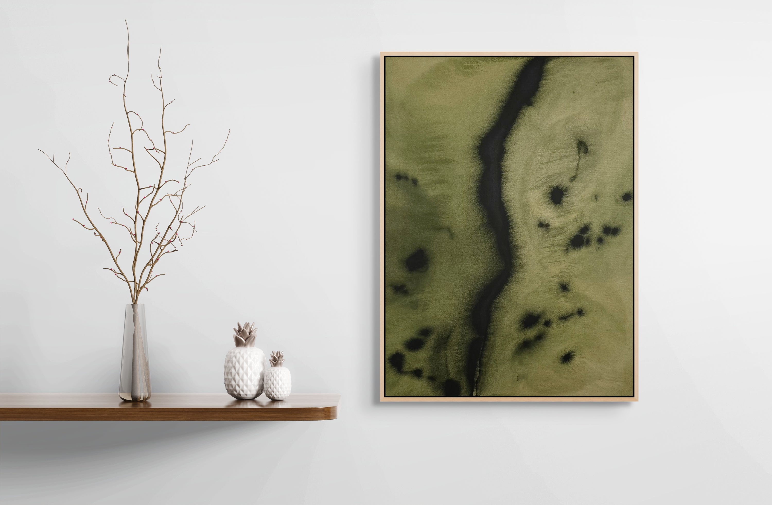 Forest Vein · 60 × 80 cm
