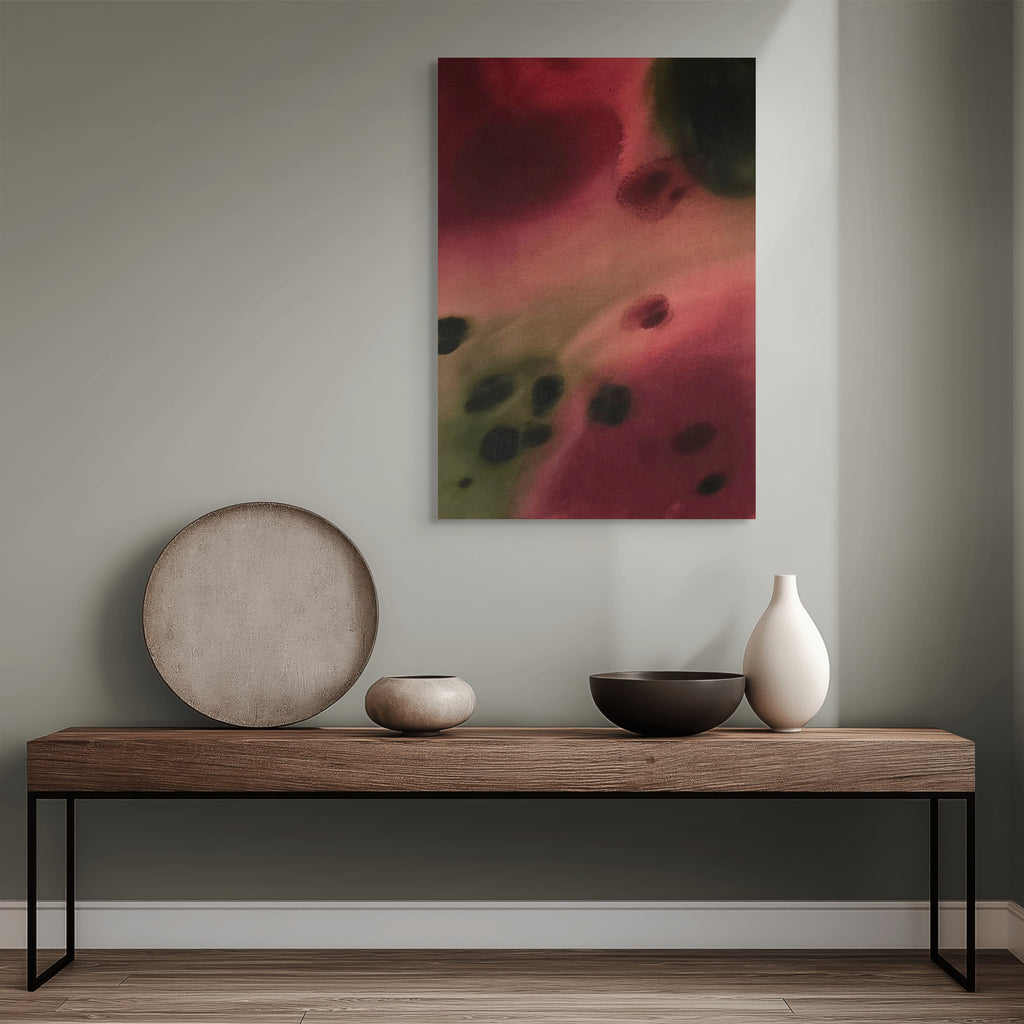 Crimson Murmur · 100 × 70 cm