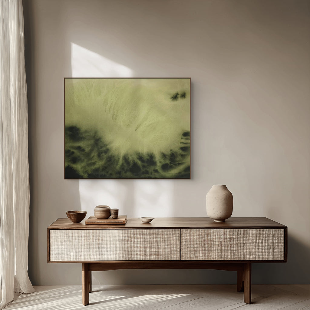 Green Echo · 100 × 80 cm