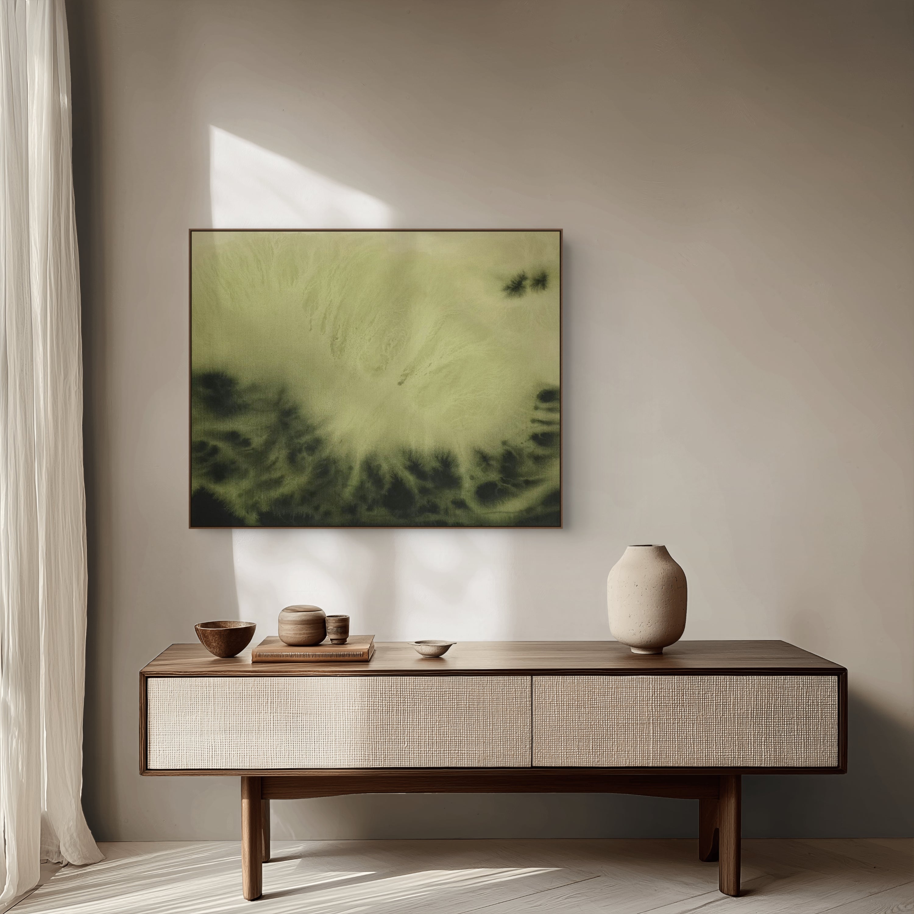 Green Echo · 100 × 80 cm