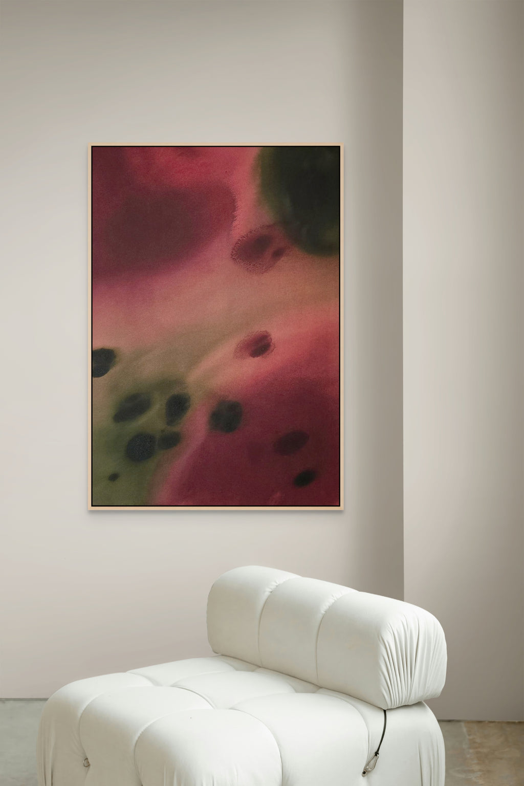 Crimson Murmur · 100 × 70 cm
