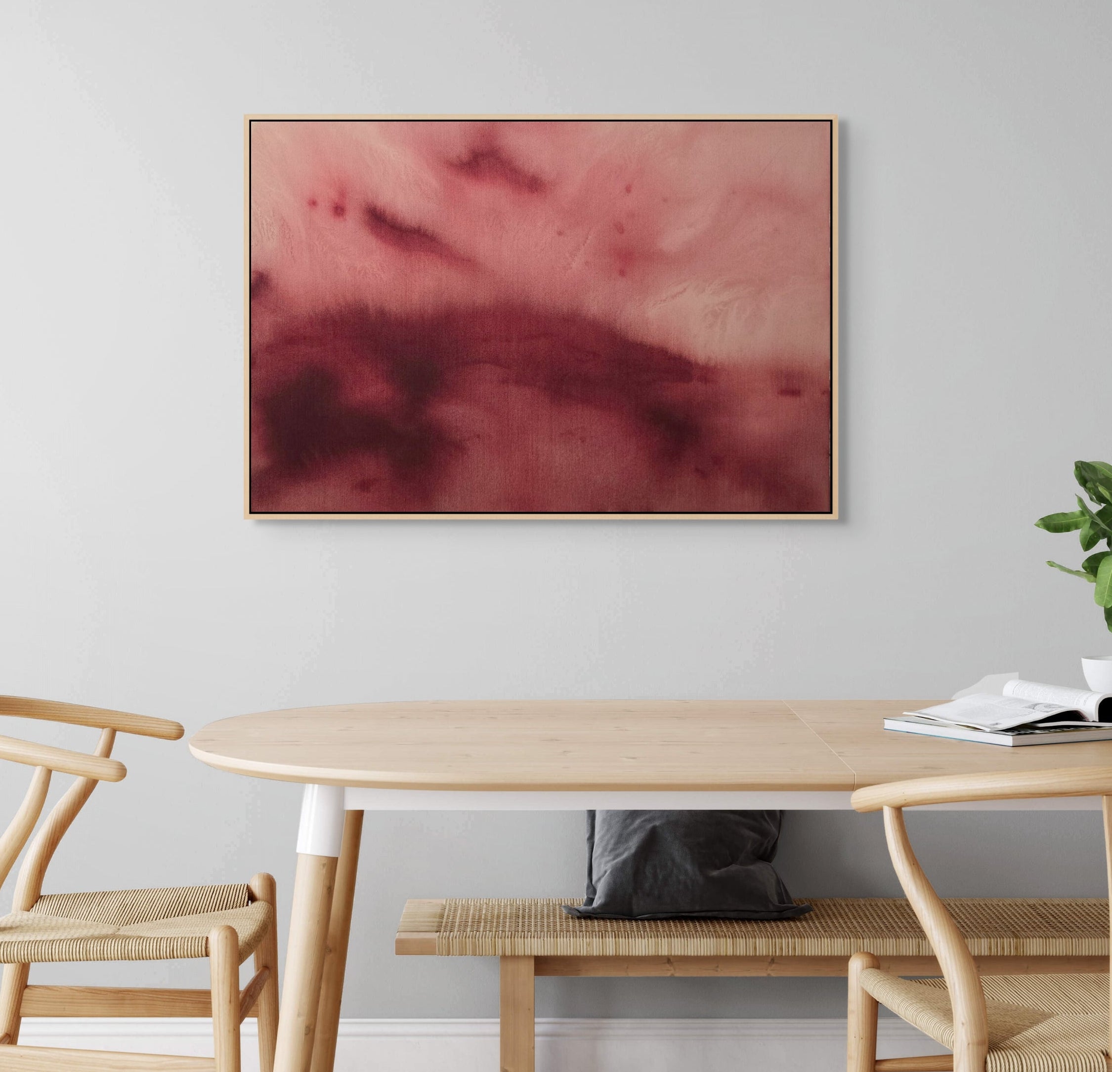 Deep Burgundy · 100 × 70 cm