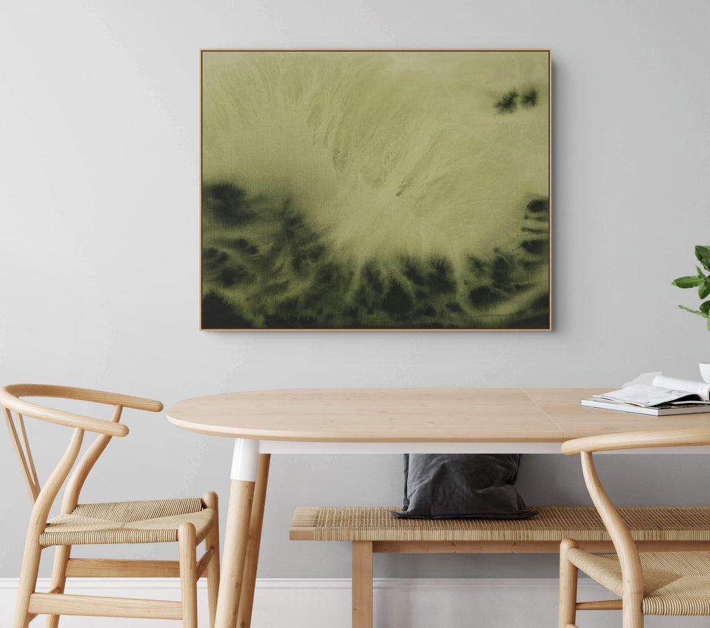 Green Echo · 100 × 80 cm