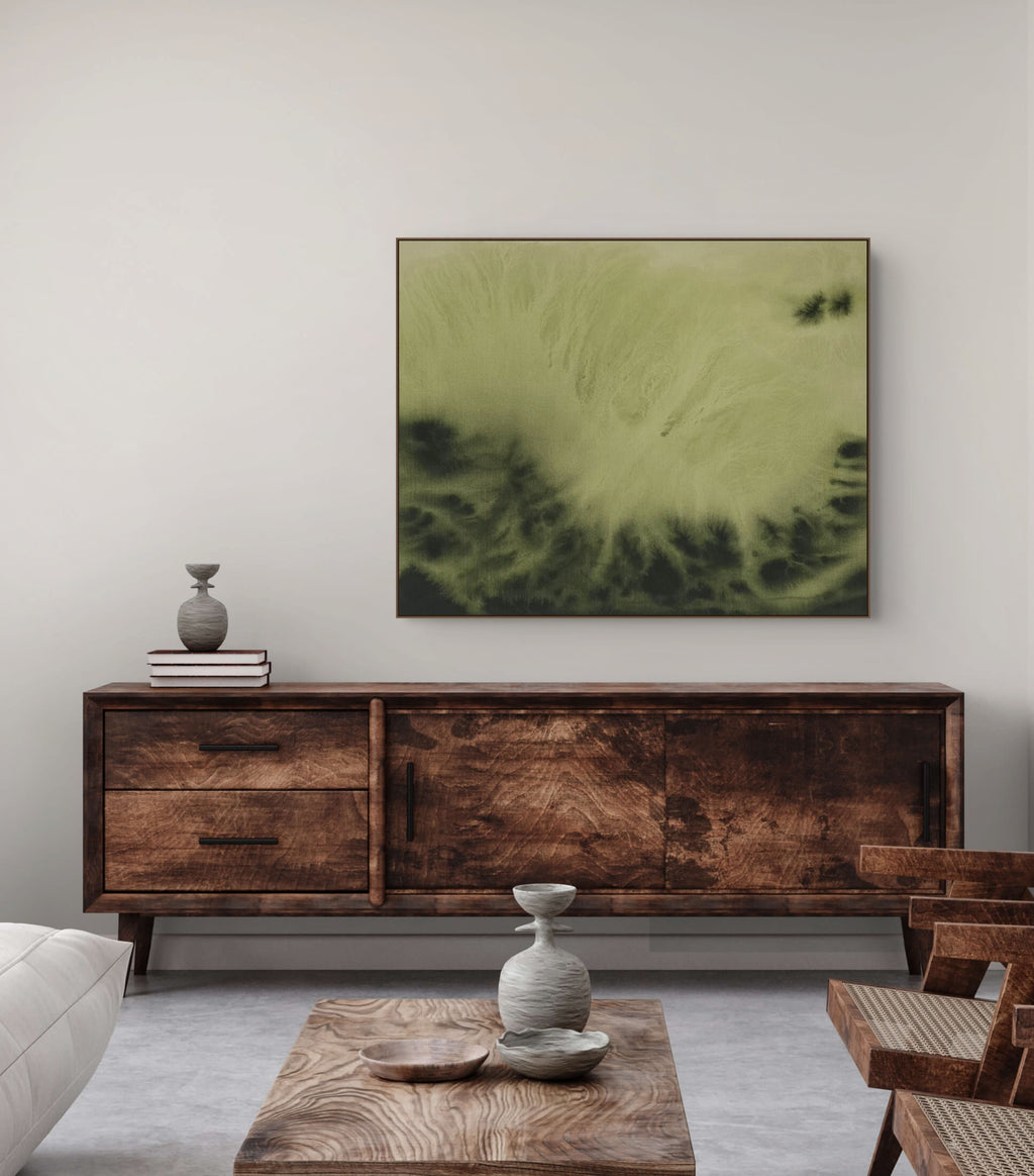Green Echo · 100 × 80 cm