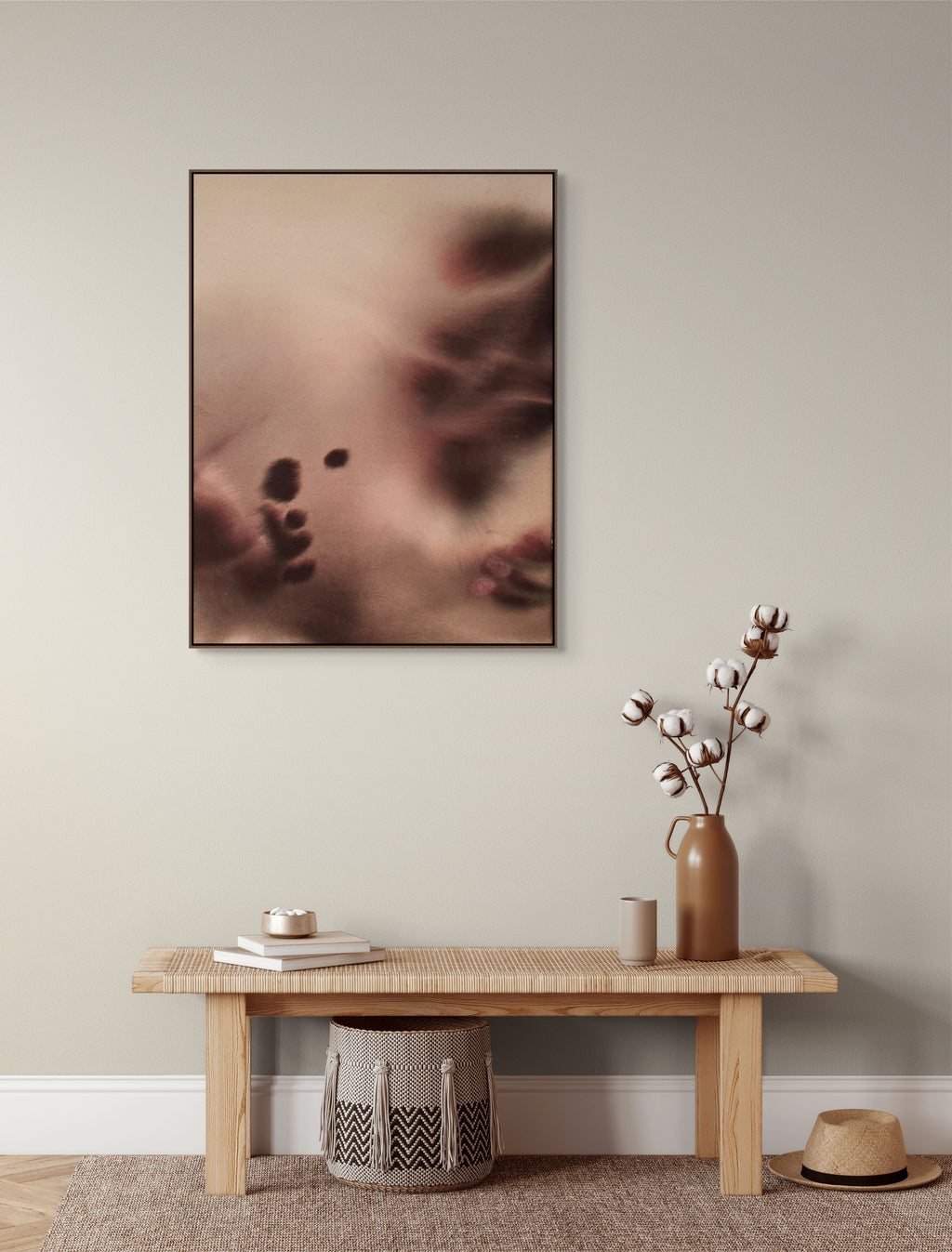 Fading Touch · 80 × 60 cm