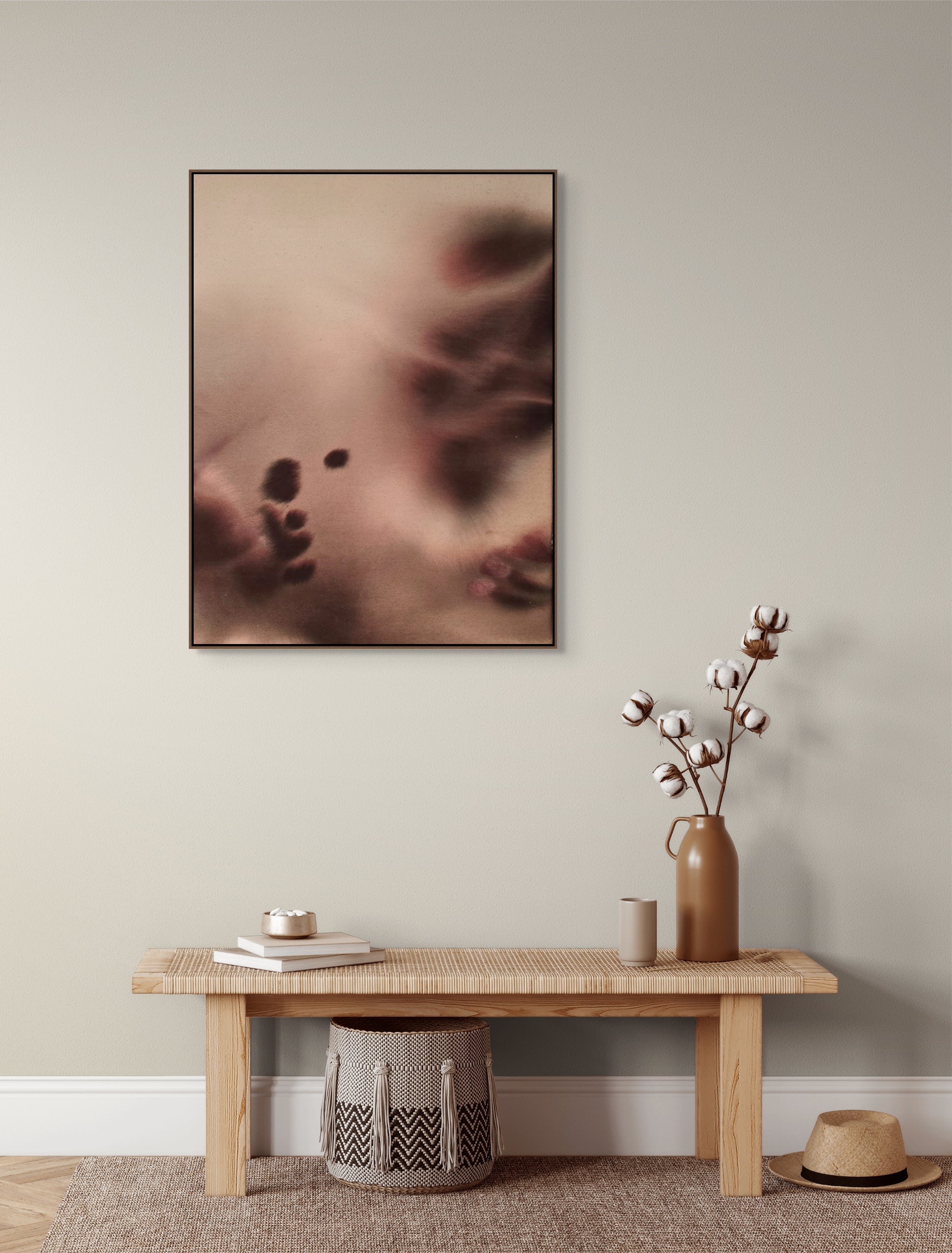 Fading Touch · 80 × 60 cm