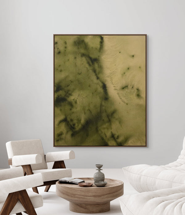 Quiet Ground · 100 × 120 cm