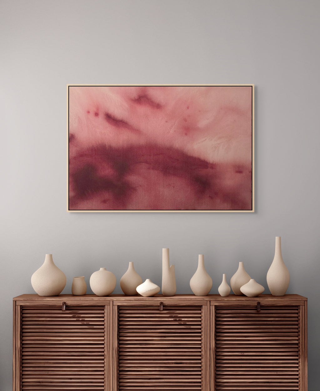 Deep Burgundy · 100 × 70 cm