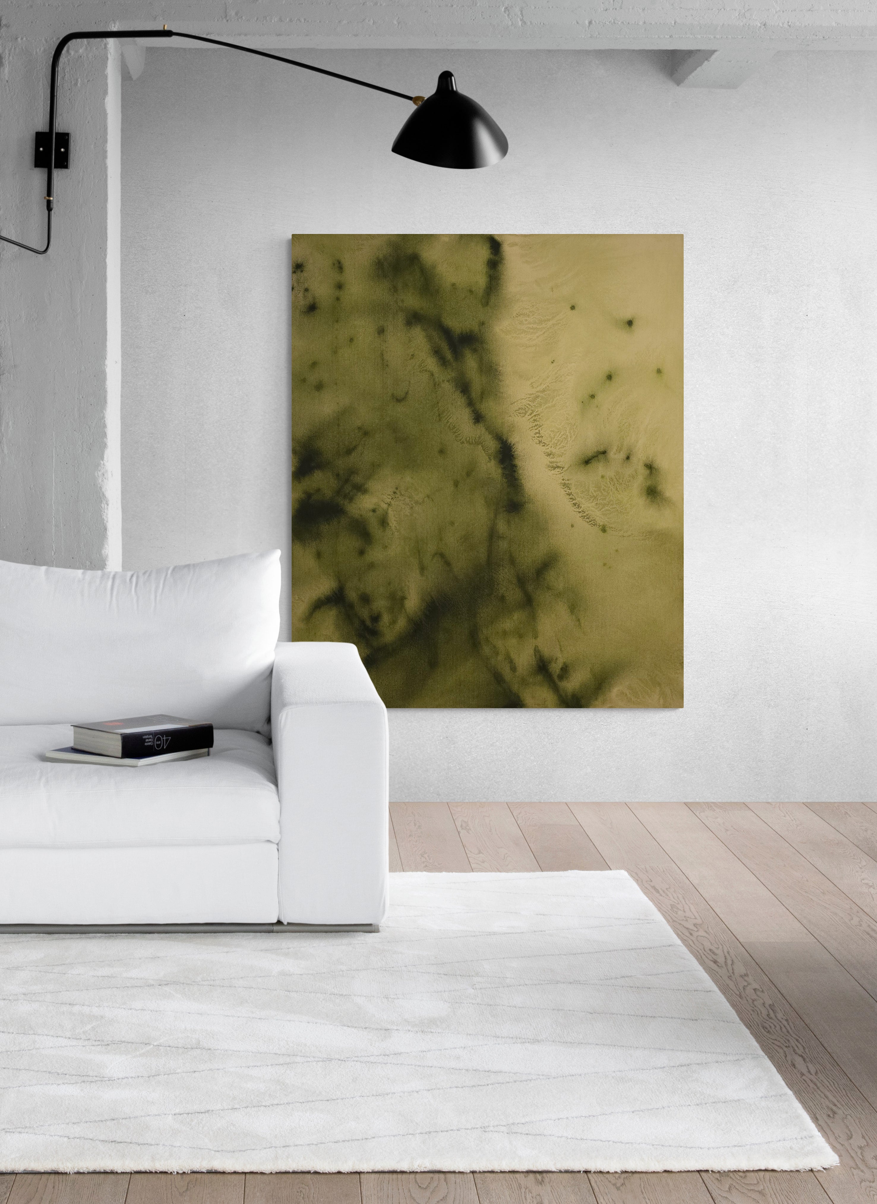 Quiet Ground · 100 × 120 cm