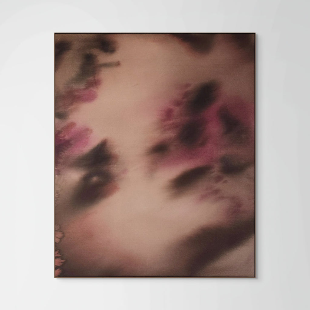 Veiled Bloom · 120 × 100 cm
