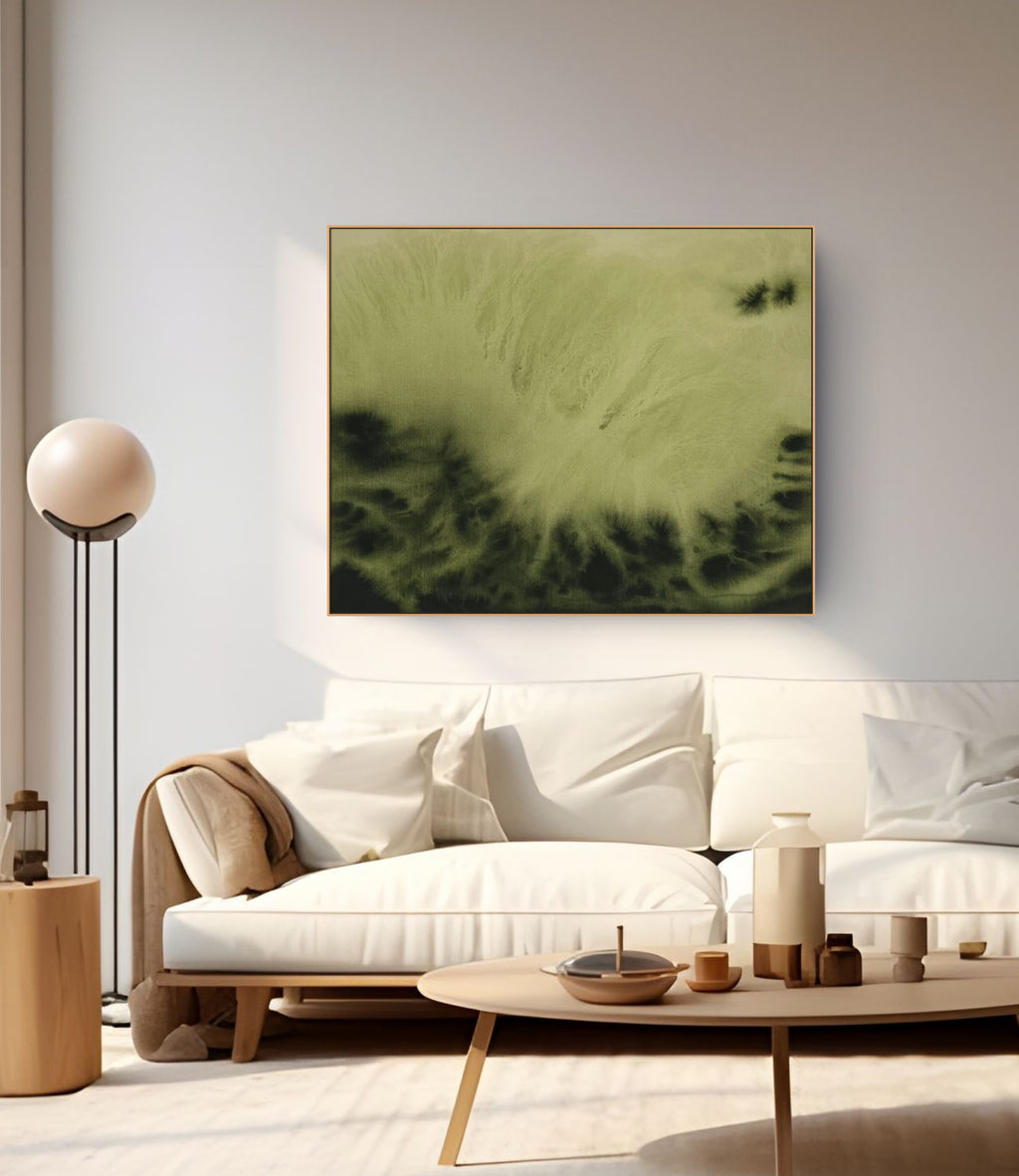 Green Echo · 100 × 80 cm
