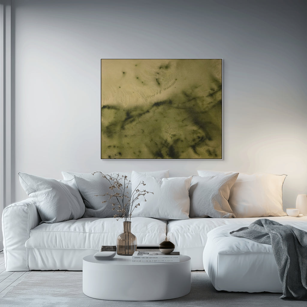 Quiet Ground · 100 × 120 cm