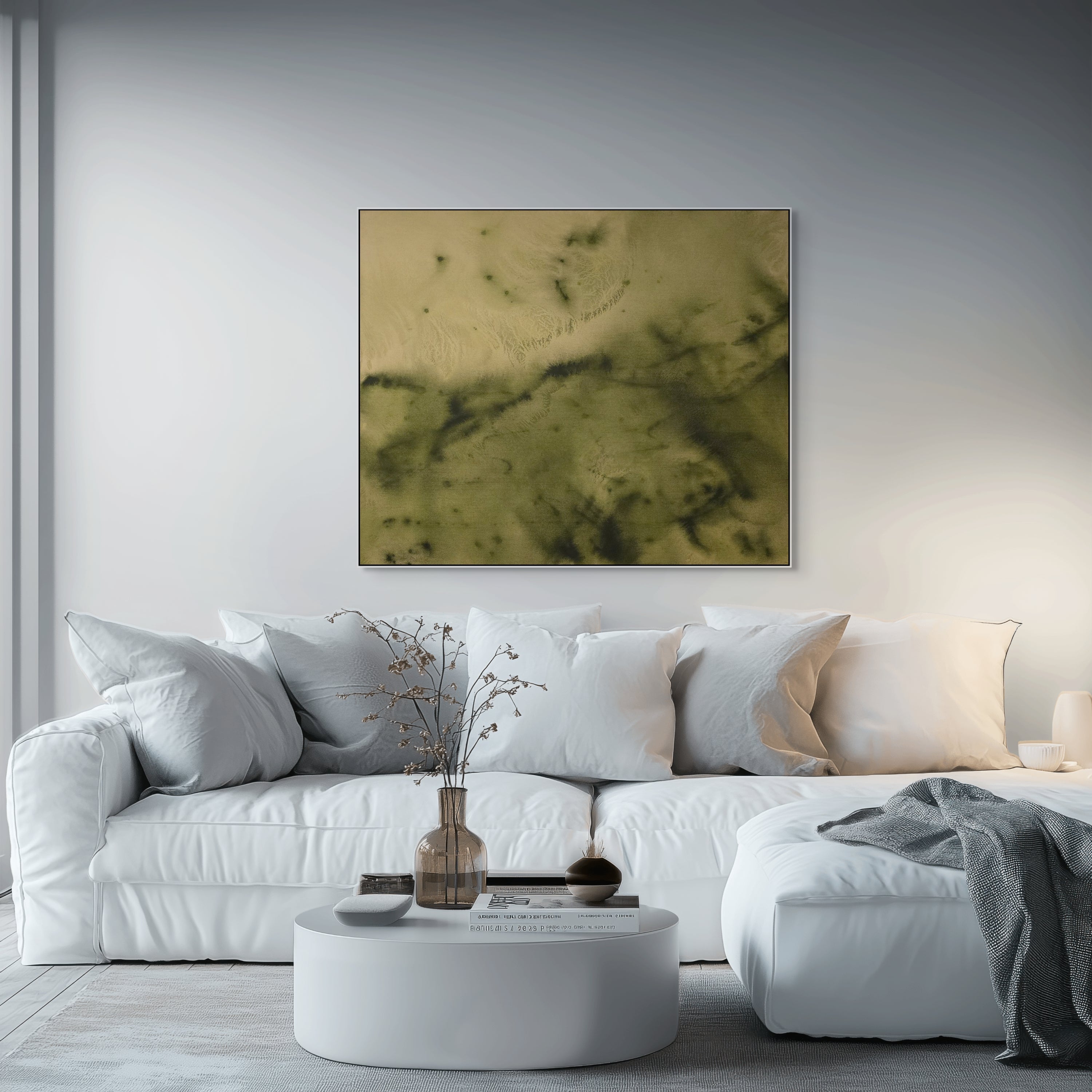 Quiet Ground · 100 × 120 cm