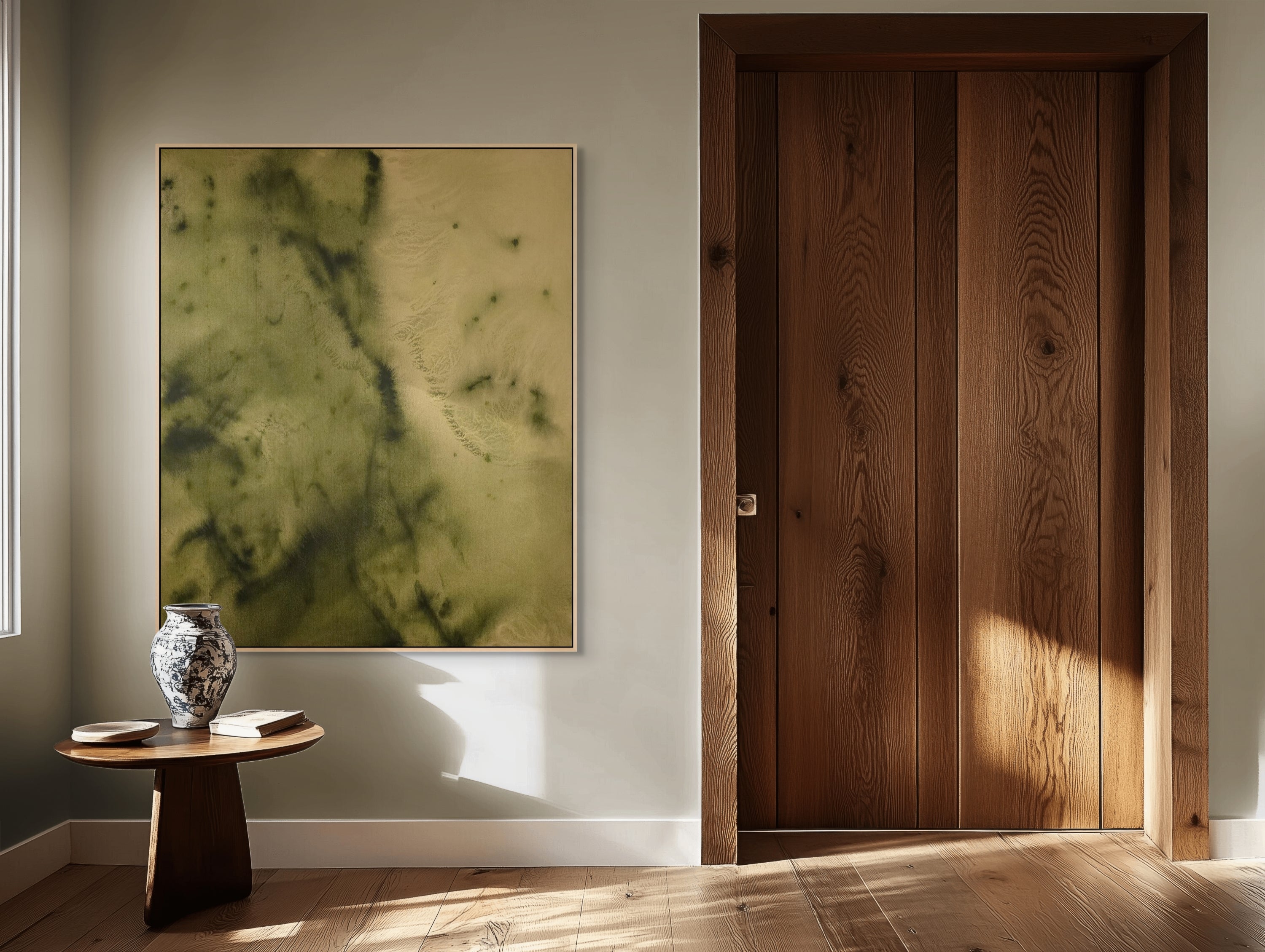 Quiet Ground · 100 × 120 cm