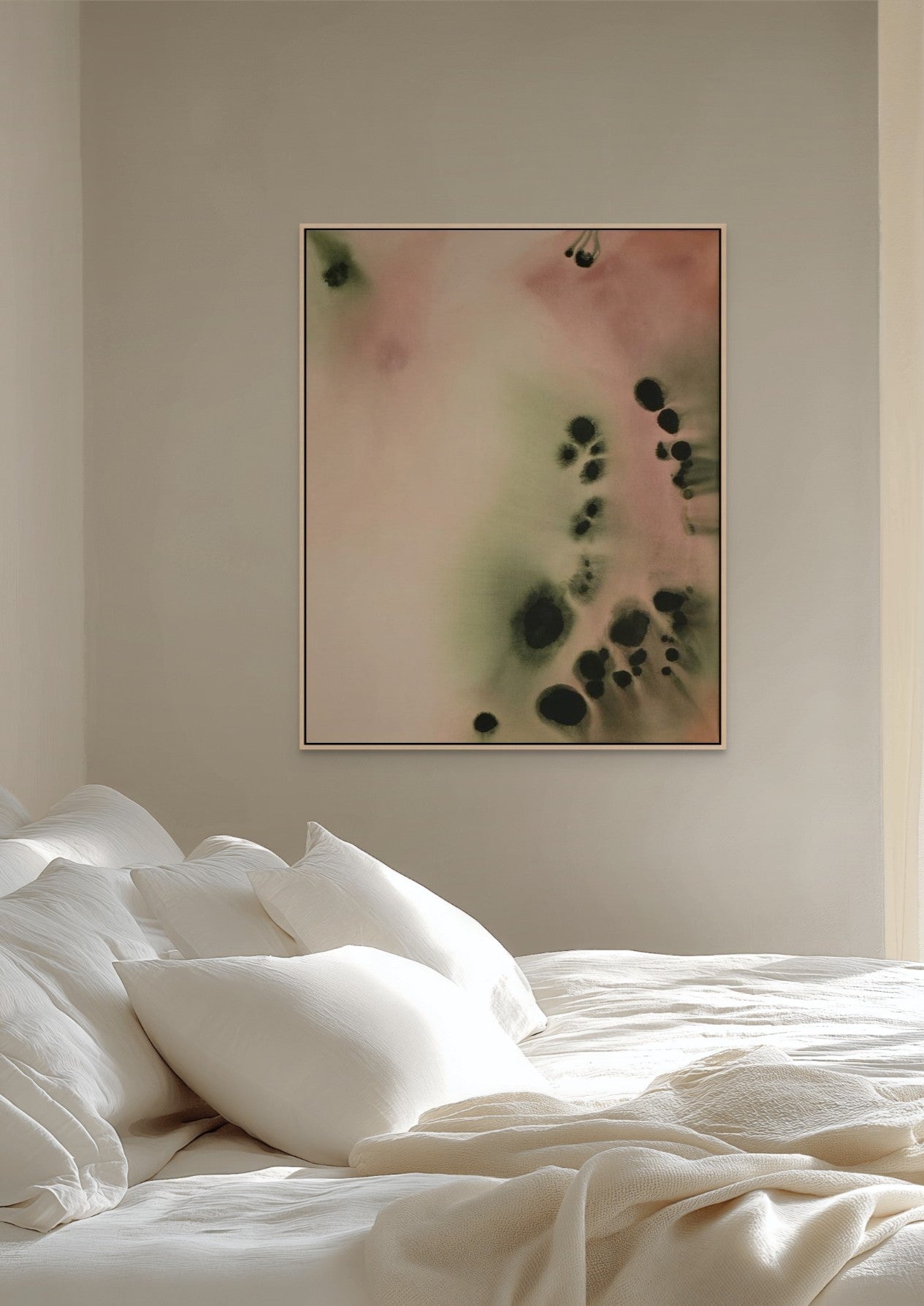 Quiet Bloom · 100 × 80 cm