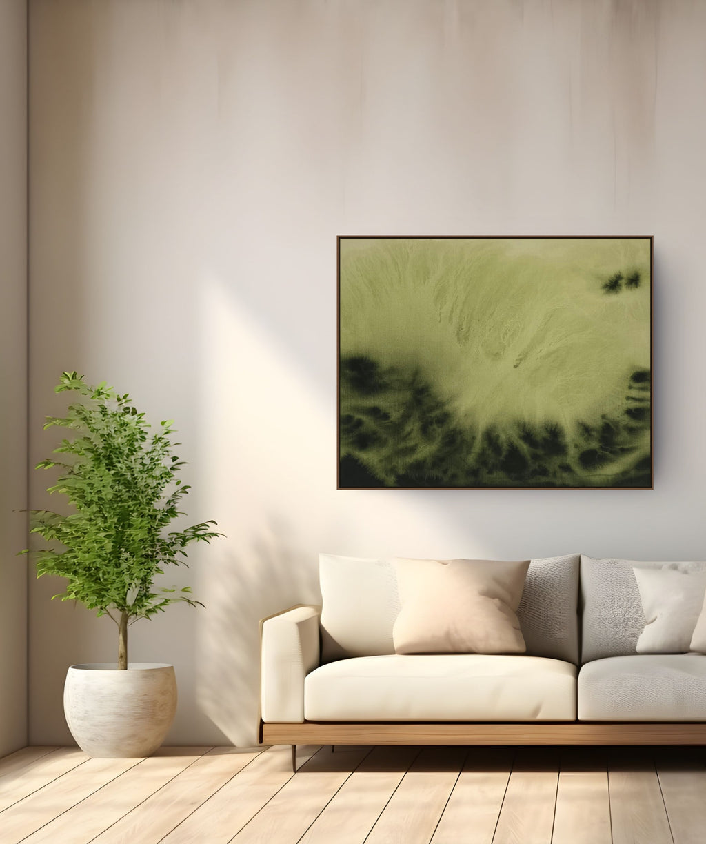 Green Echo · 100 × 80 cm
