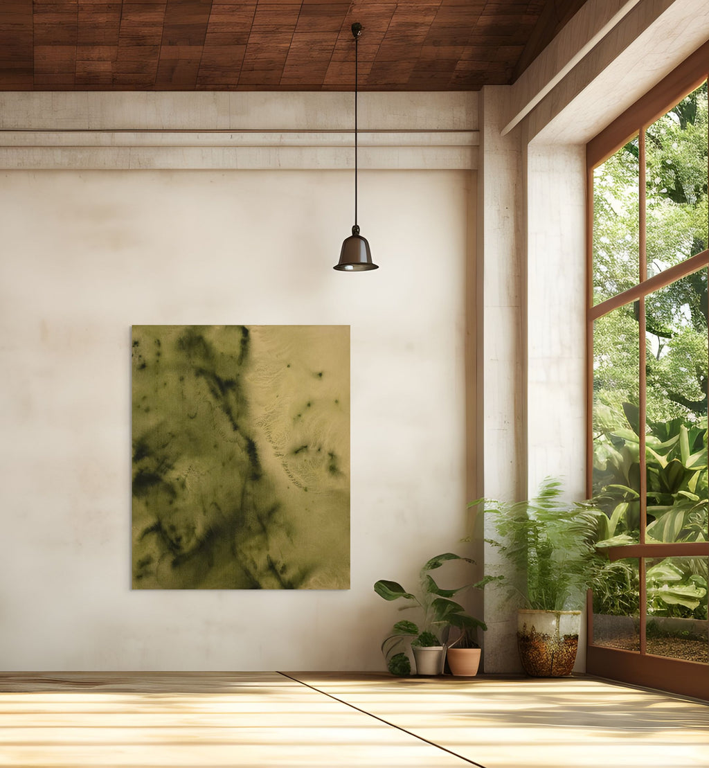 Quiet Ground · 100 × 120 cm