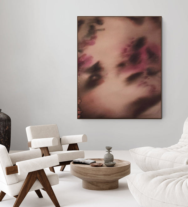 Veiled Bloom · 120 × 100 cm