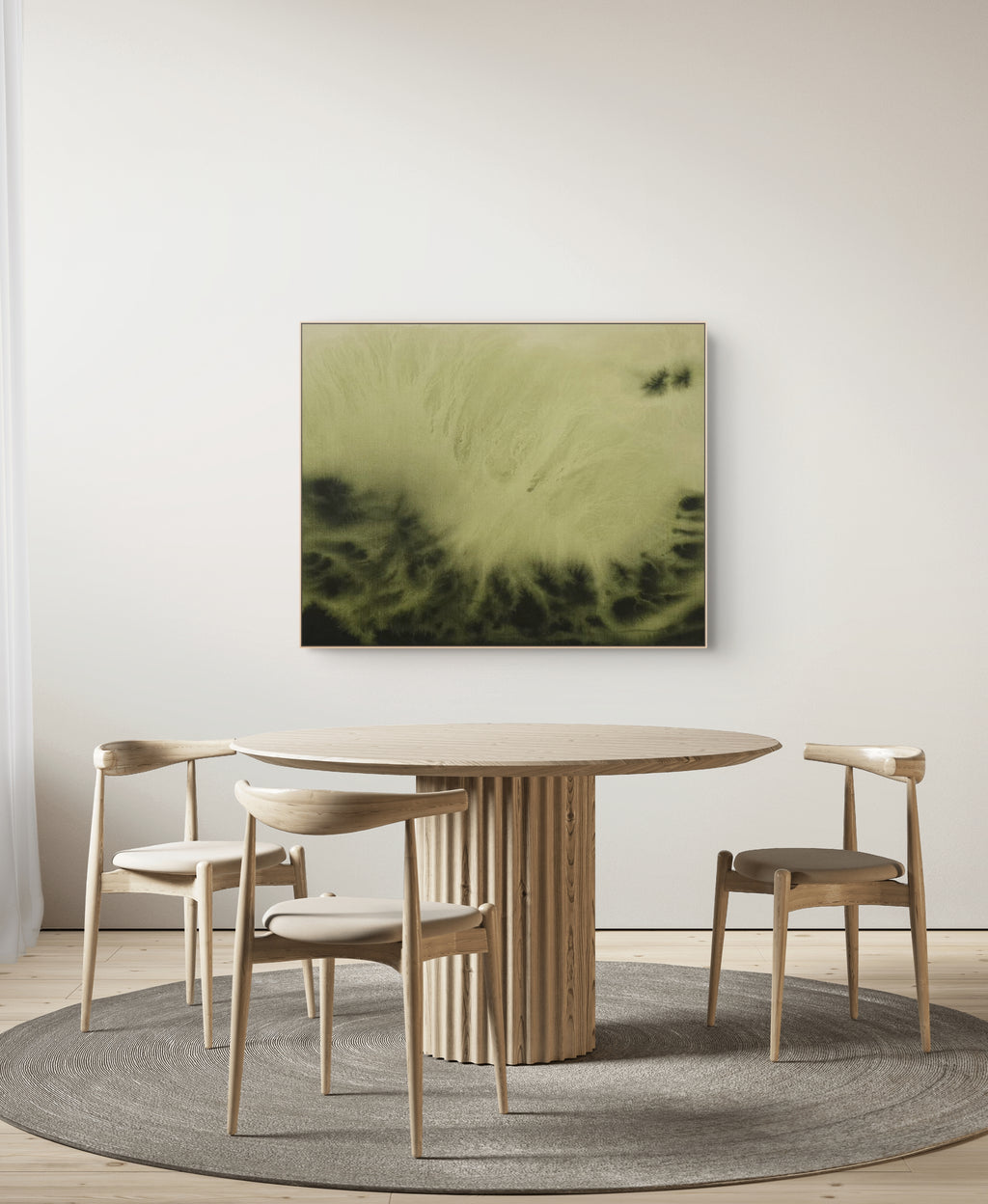 Green Echo · 100 × 80 cm