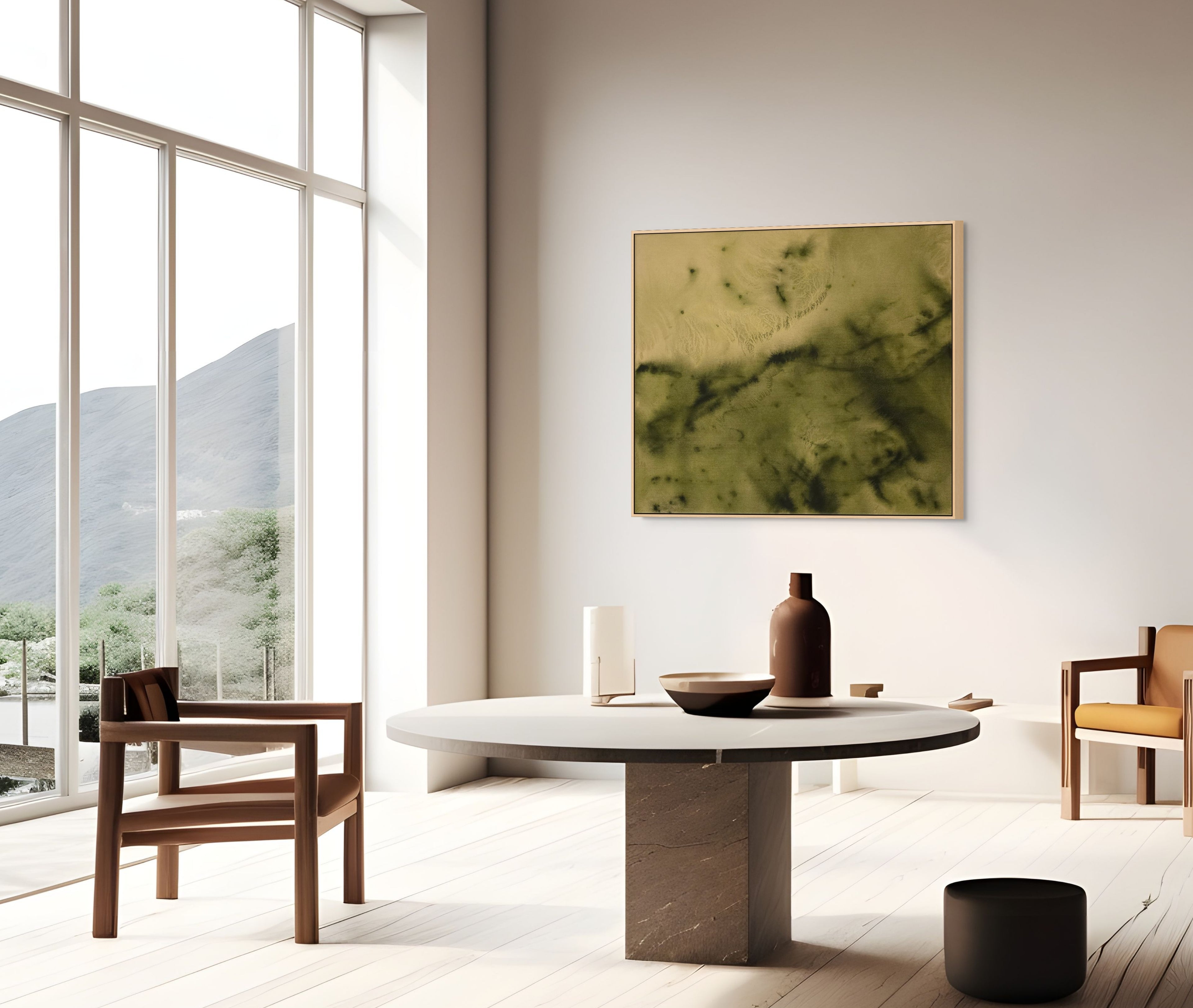 Quiet Ground · 100 × 120 cm