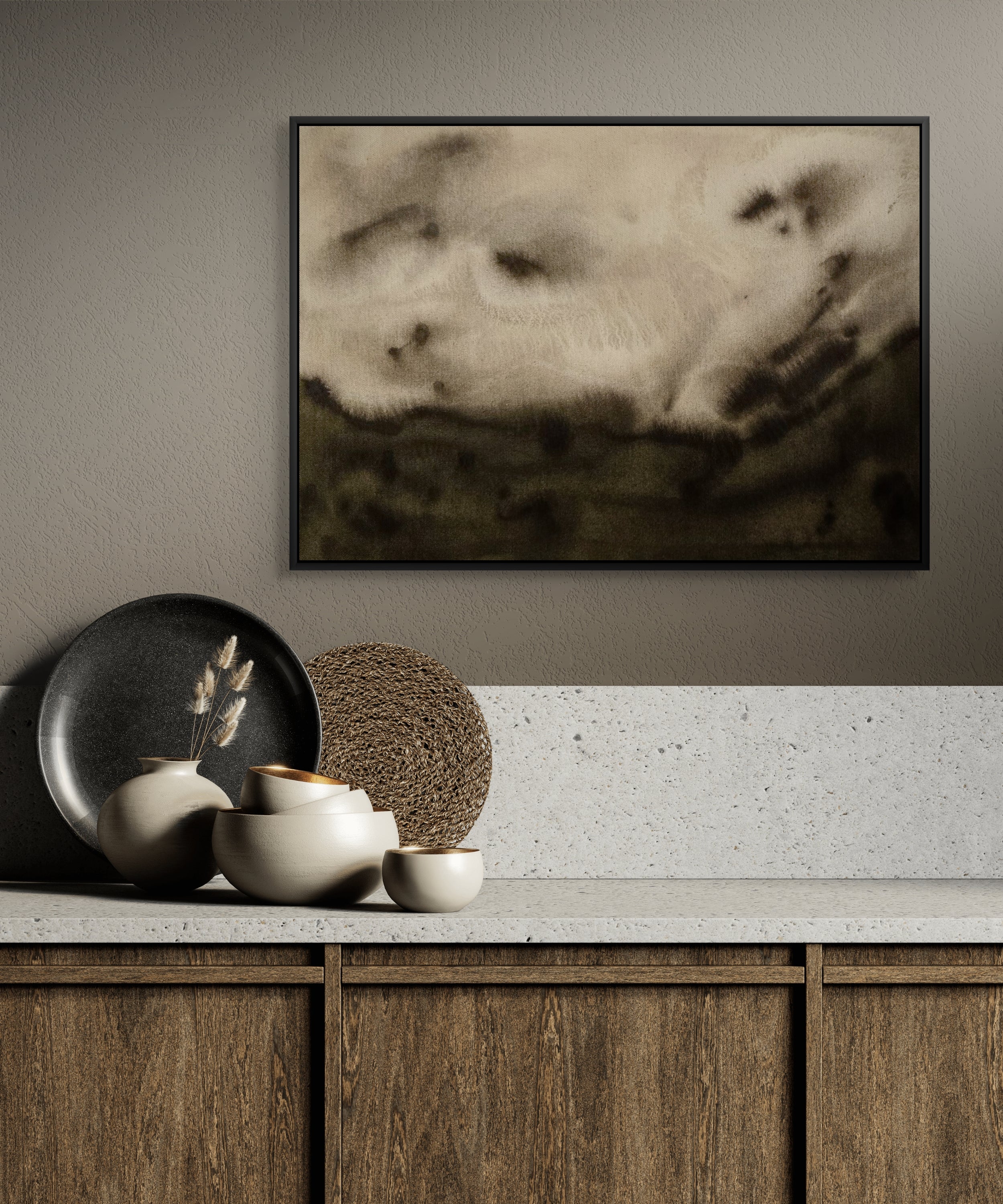 Earthen Veil · 50 × 70 cm