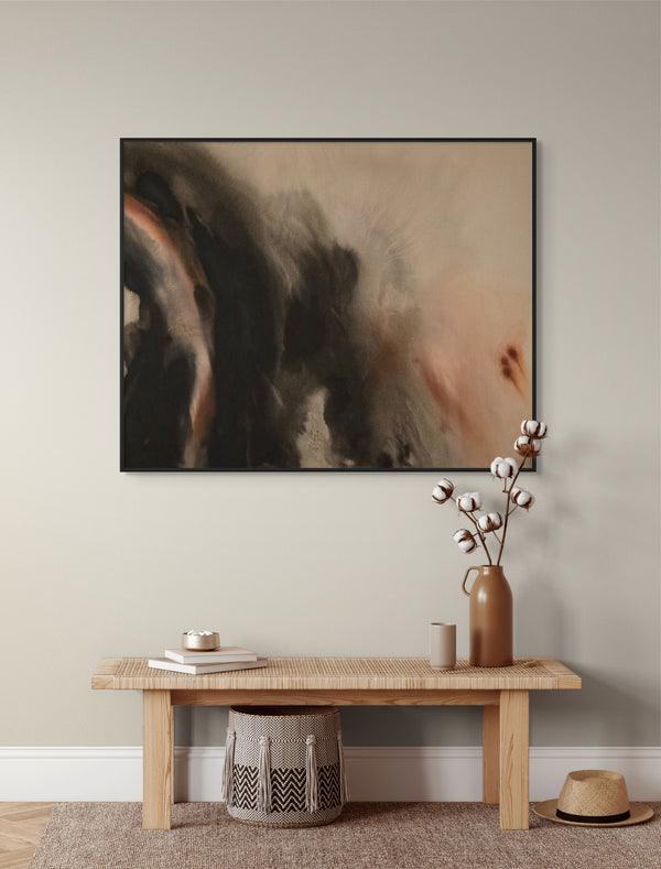 Eroded Silence · 100 × 80 cm