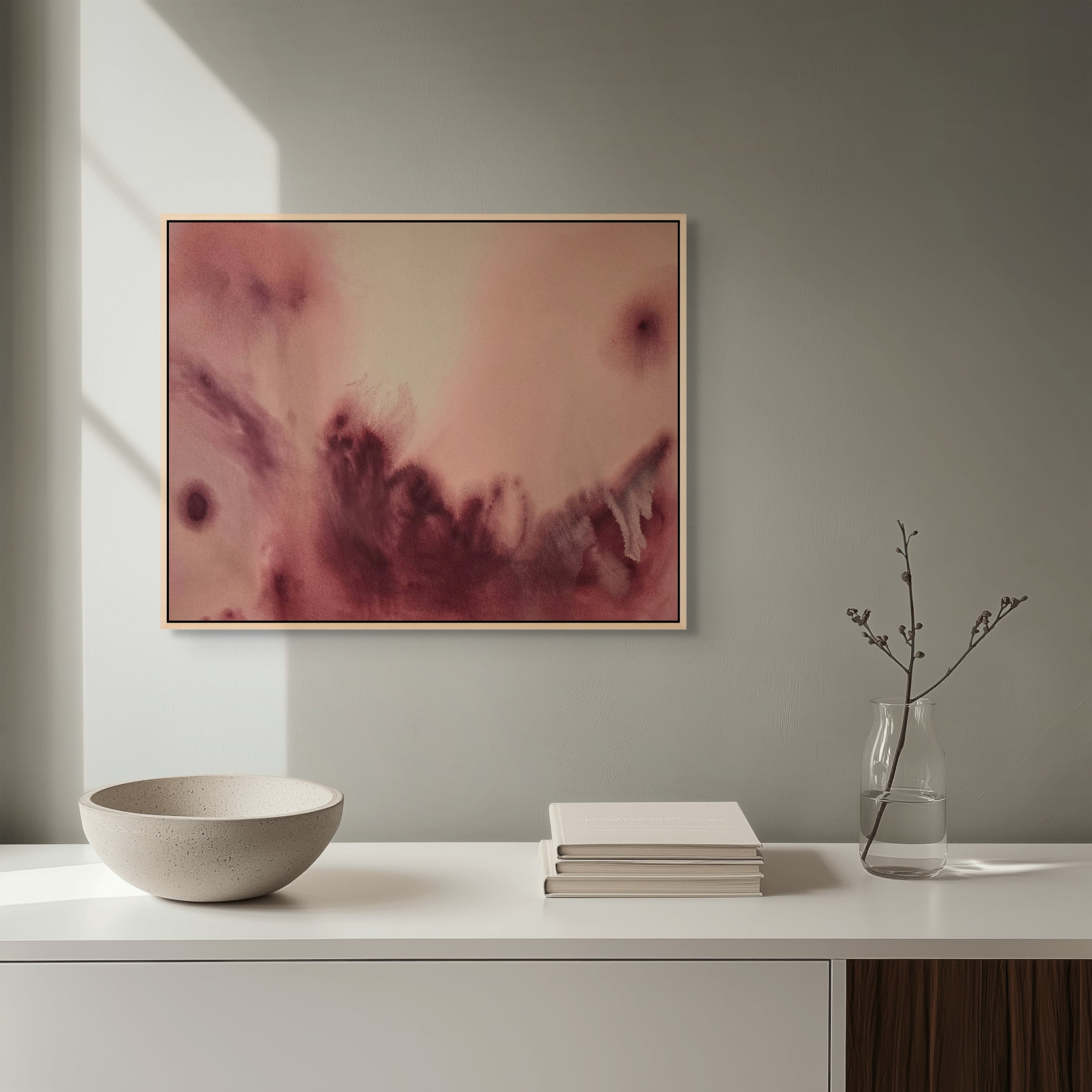 Low Flame · 60 × 80 cm