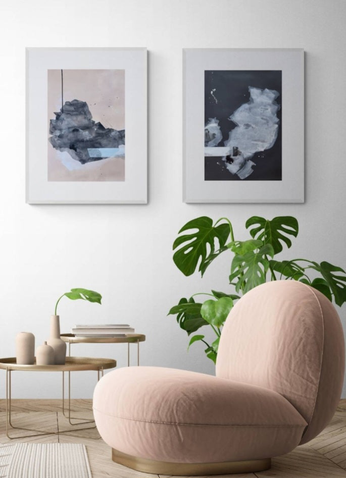 Untitled duo · 50 × 70 cm each