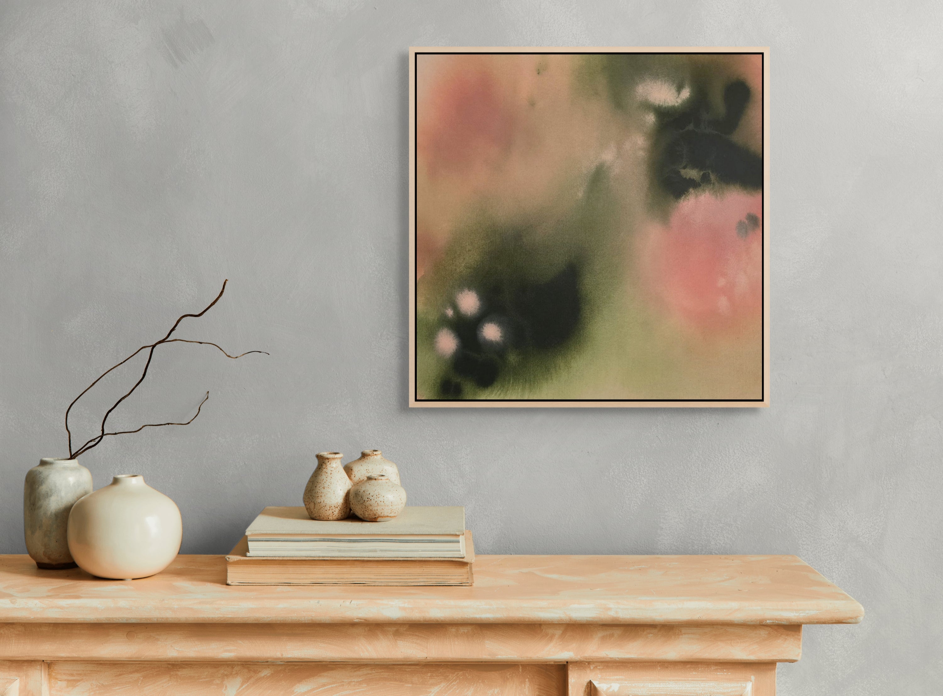 Blossom drift · 60 × 60 cm