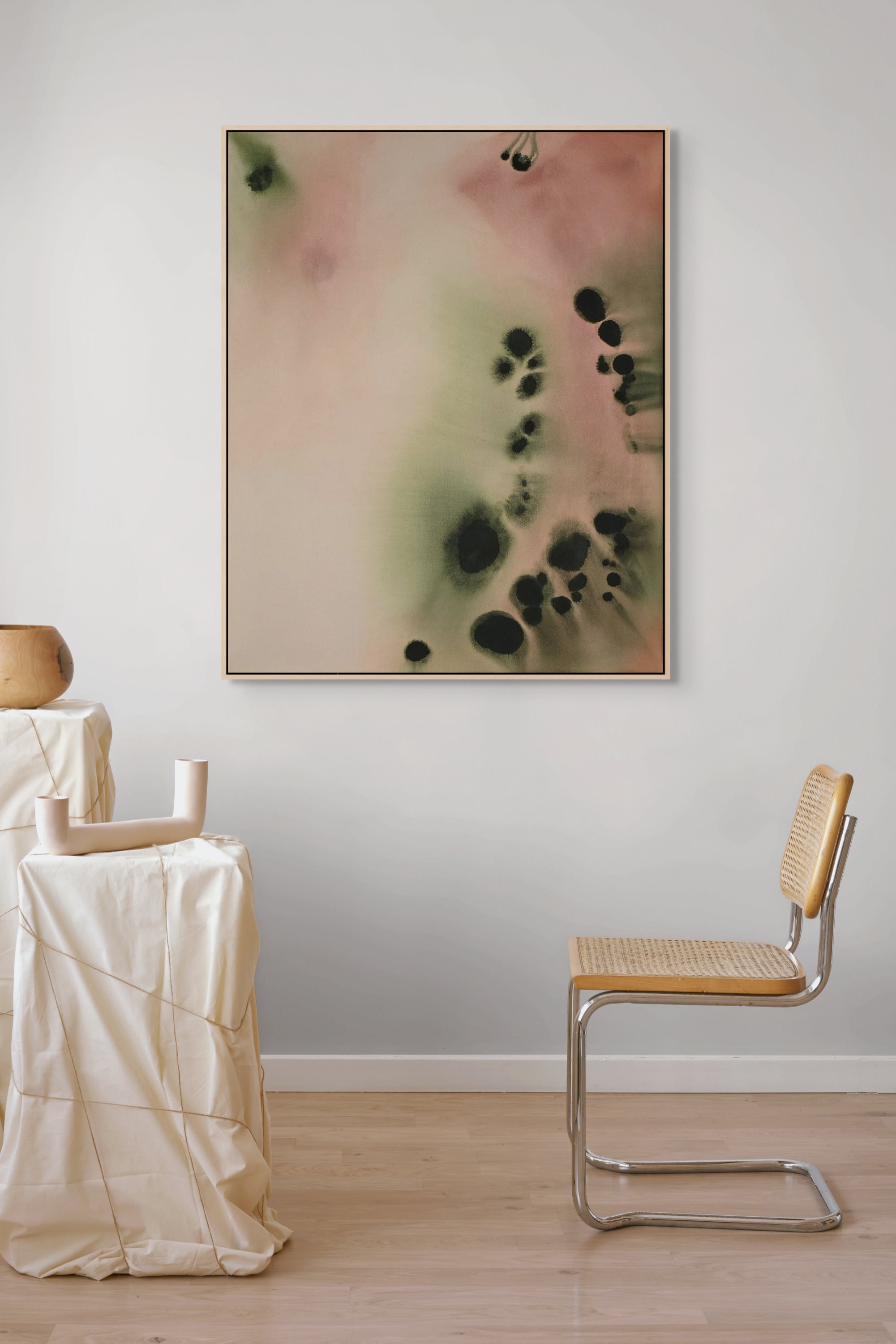 Quiet Bloom · 100 × 80 cm
