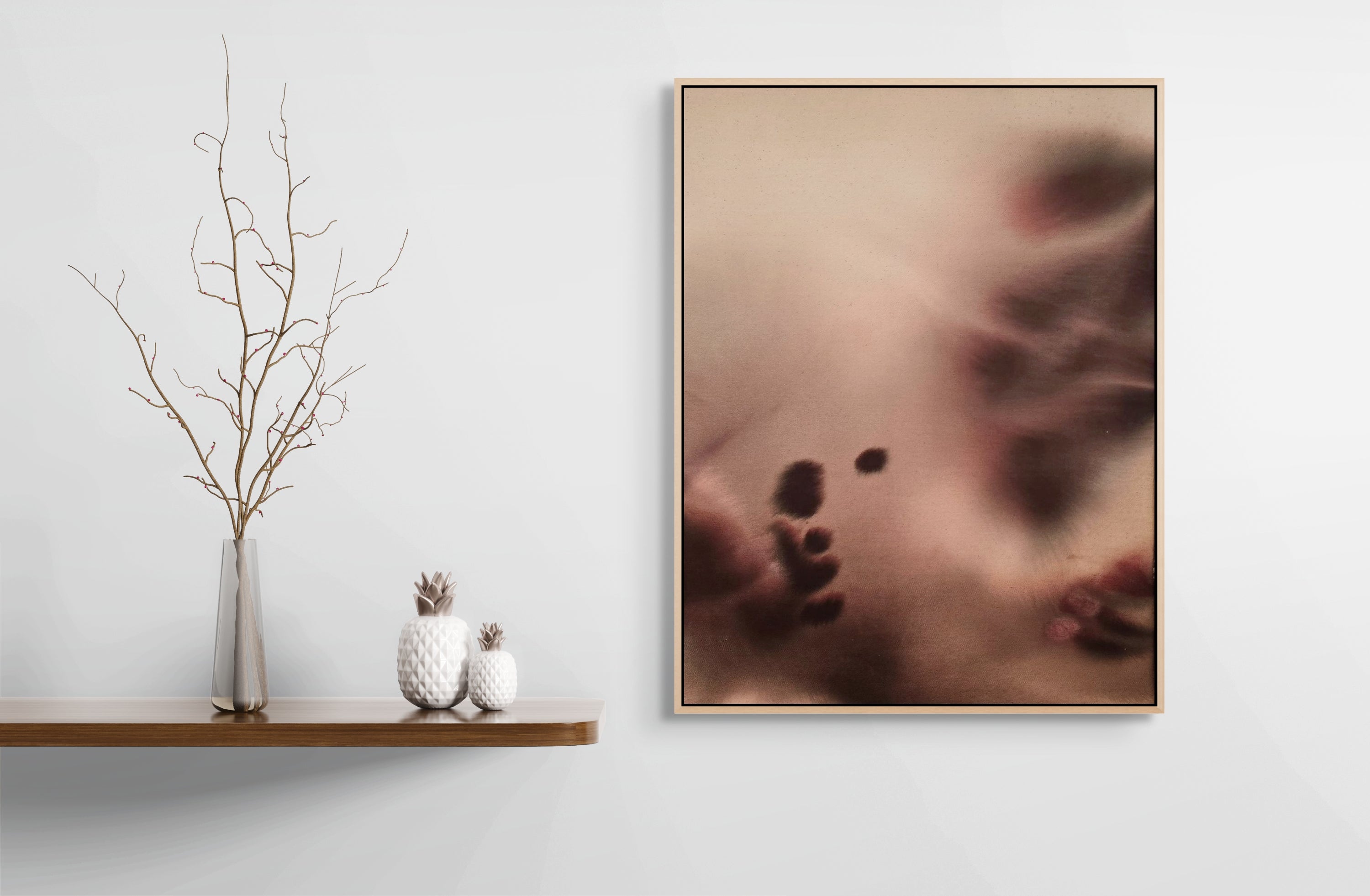 Fading Touch · 80 × 60 cm