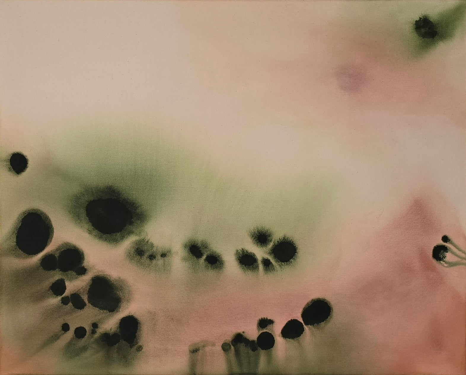 Quiet Bloom · 100 × 80 cm