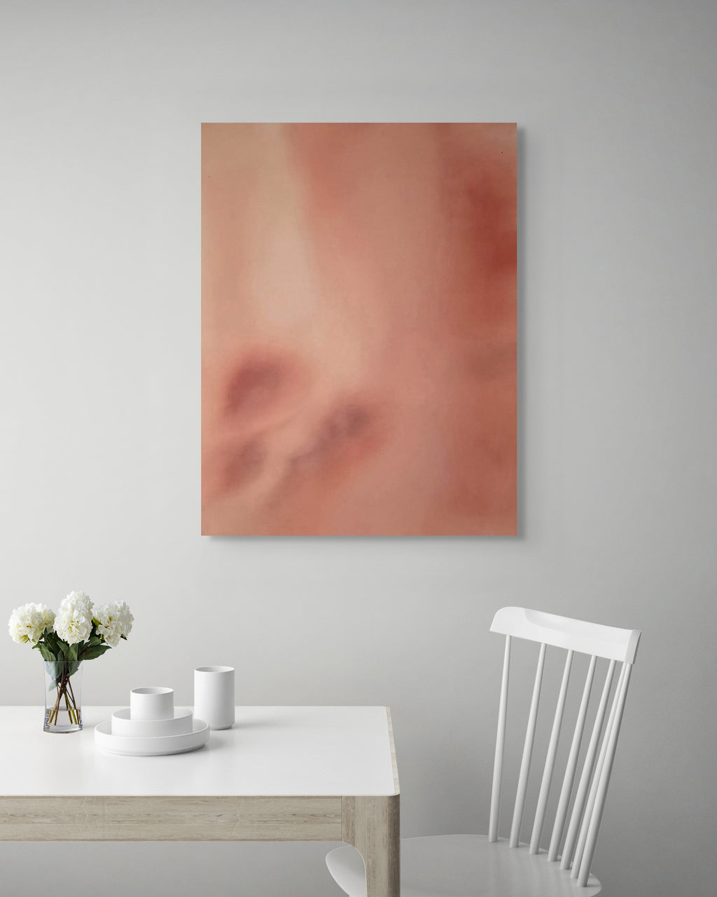 Pale Distance · 80 × 60 cm