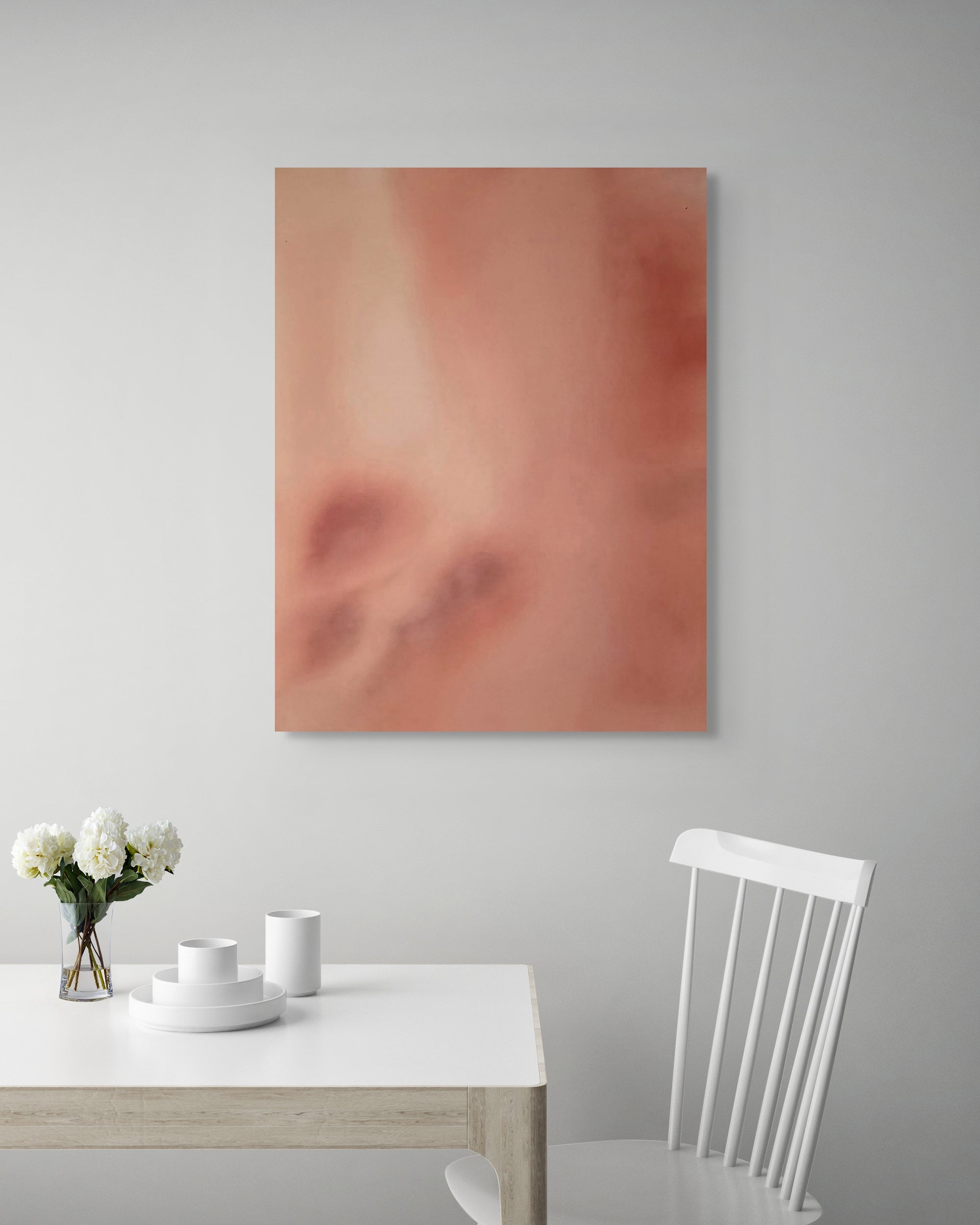 Pale Distance · 80 × 60 cm