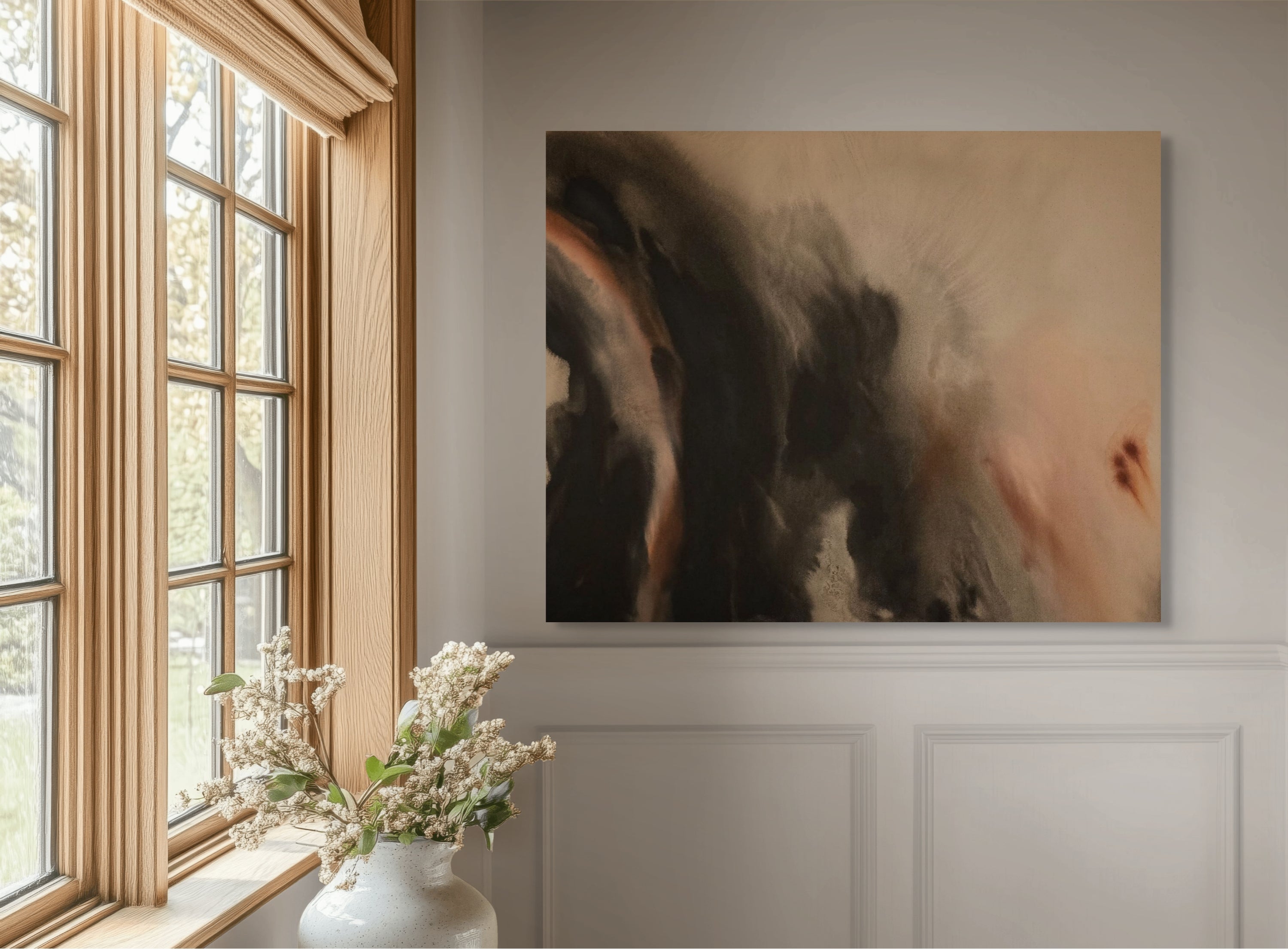 Eroded Silence · 100 × 80 cm