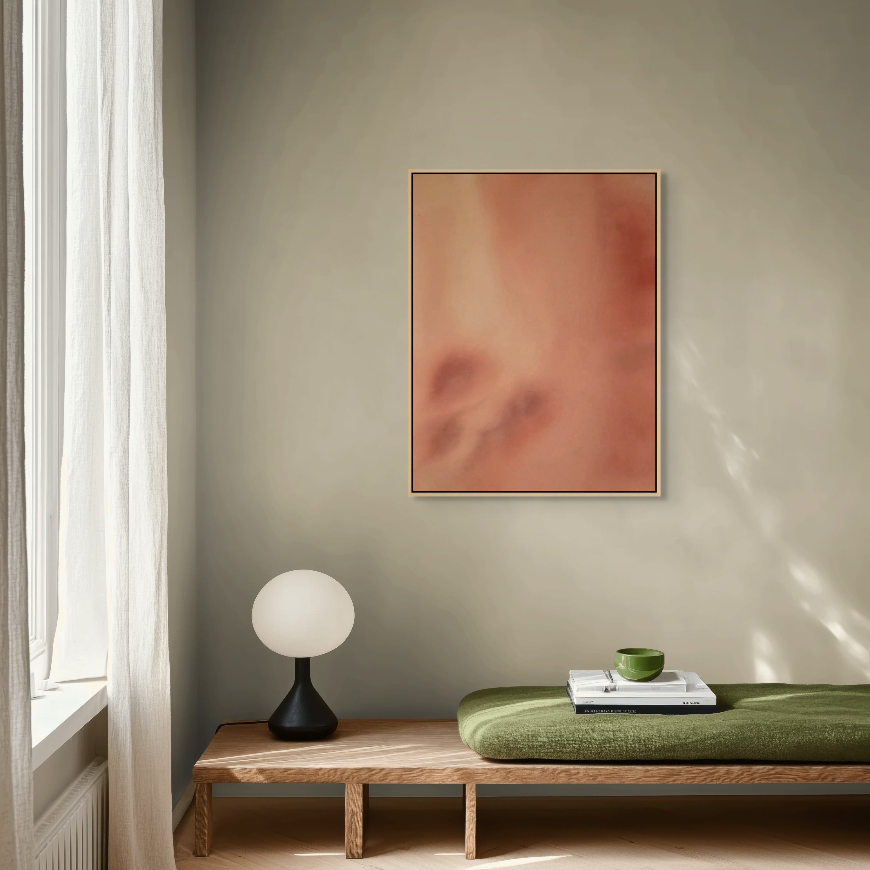 Pale Distance · 80 × 60 cm