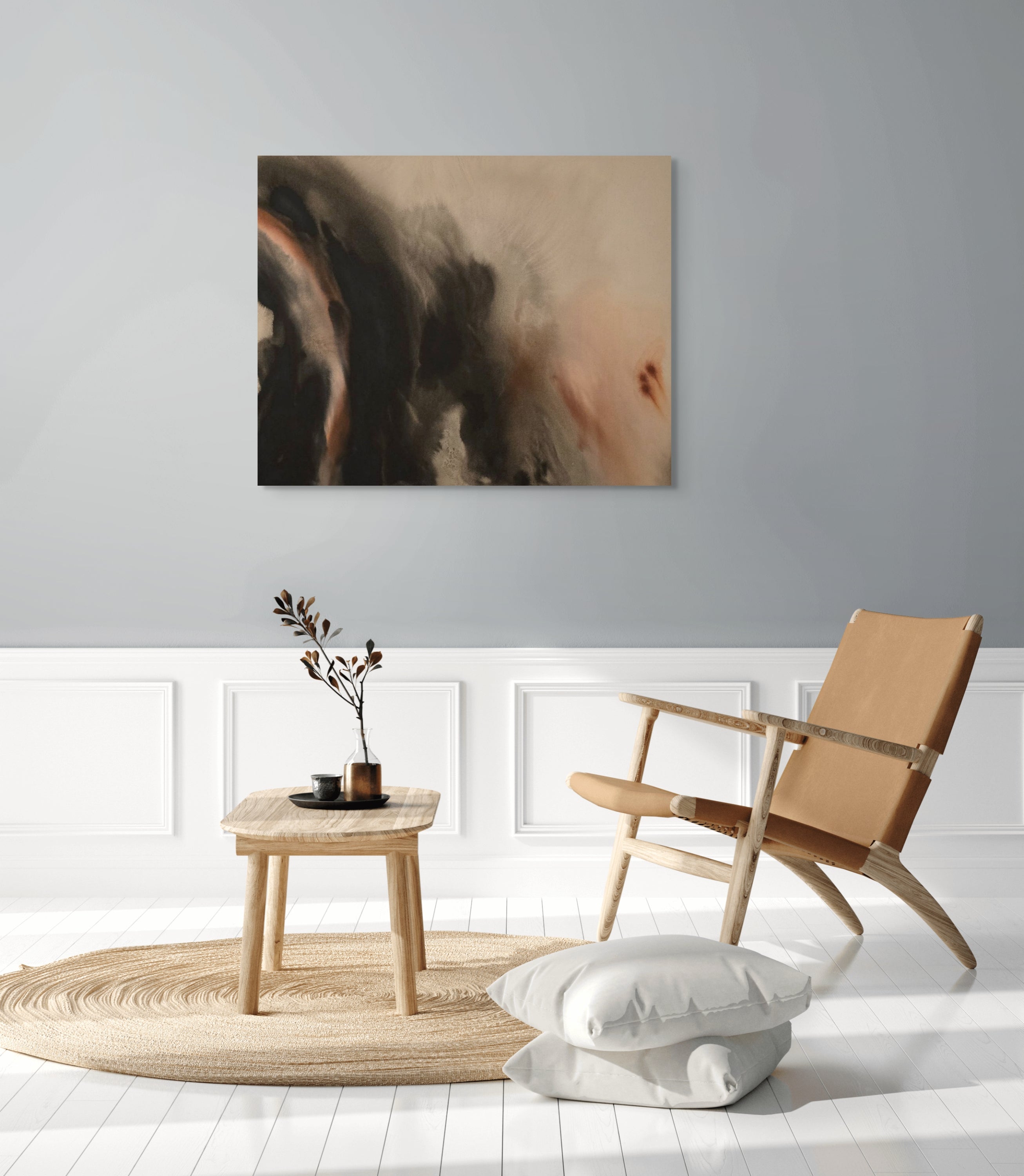 Eroded Silence · 100 × 80 cm