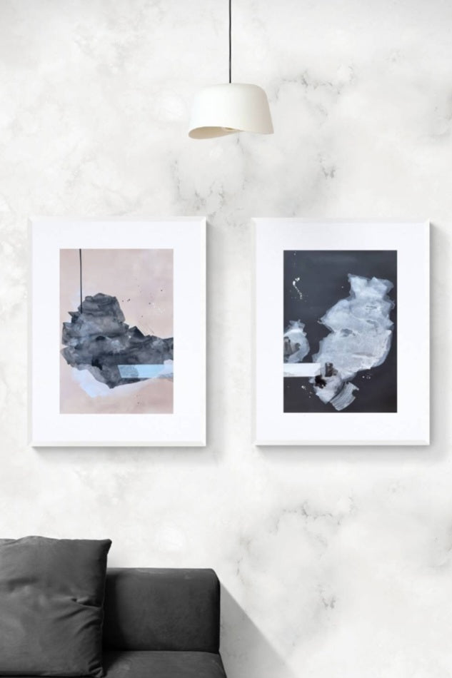 Untitled duo · 50 × 70 cm each