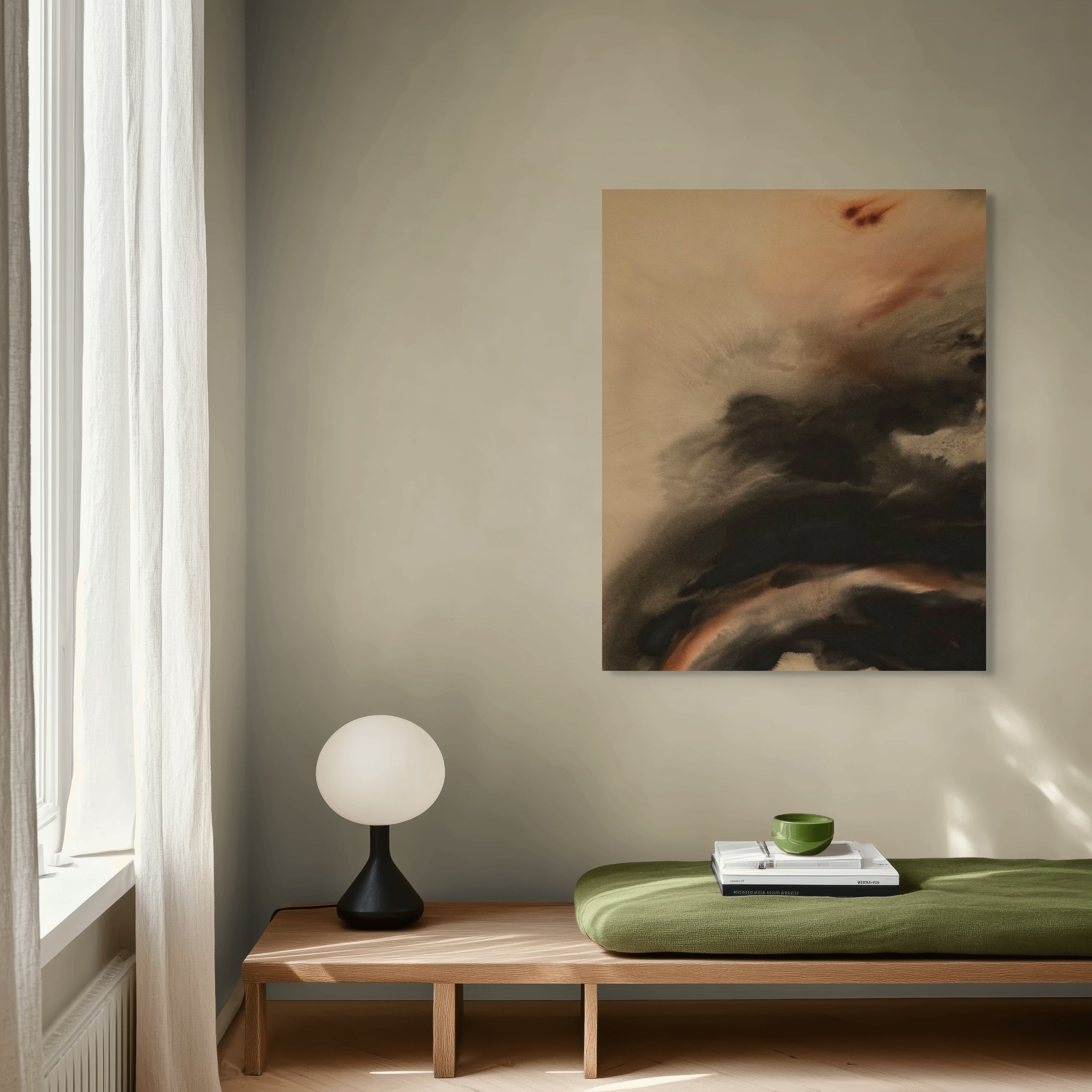 Eroded Silence · 100 × 80 cm