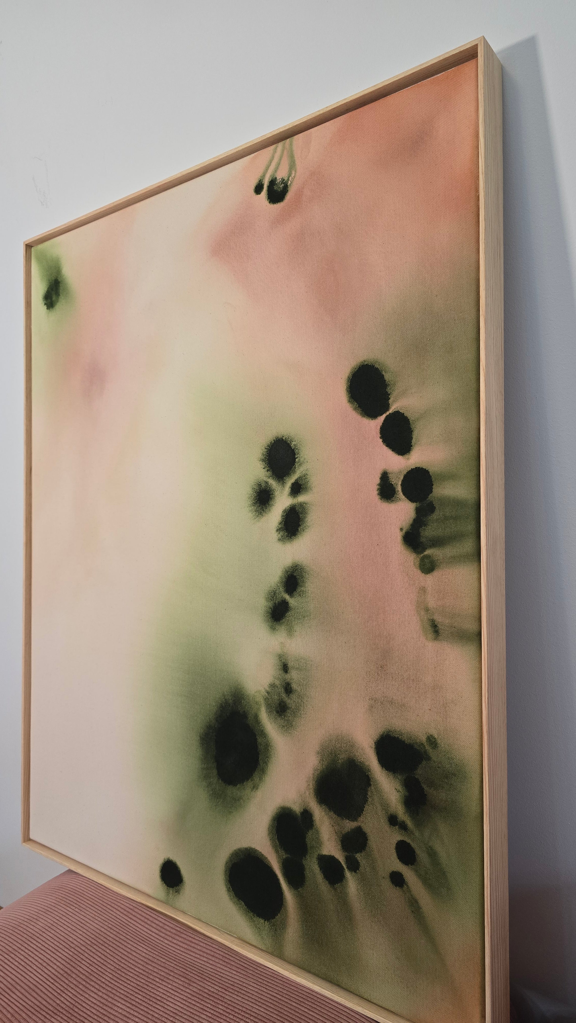 Quiet Bloom · 100 × 80 cm