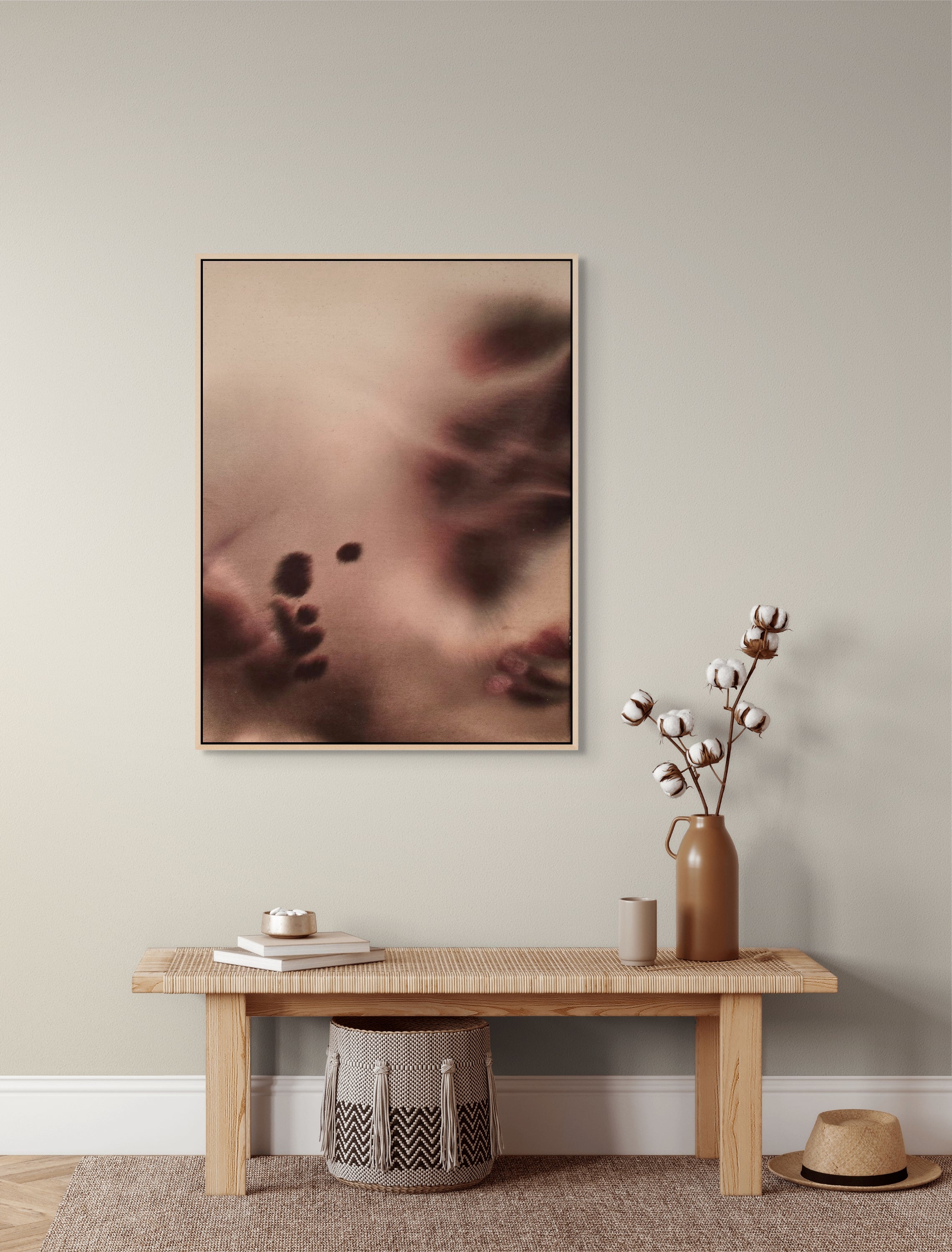 Fading Touch · 80 × 60 cm