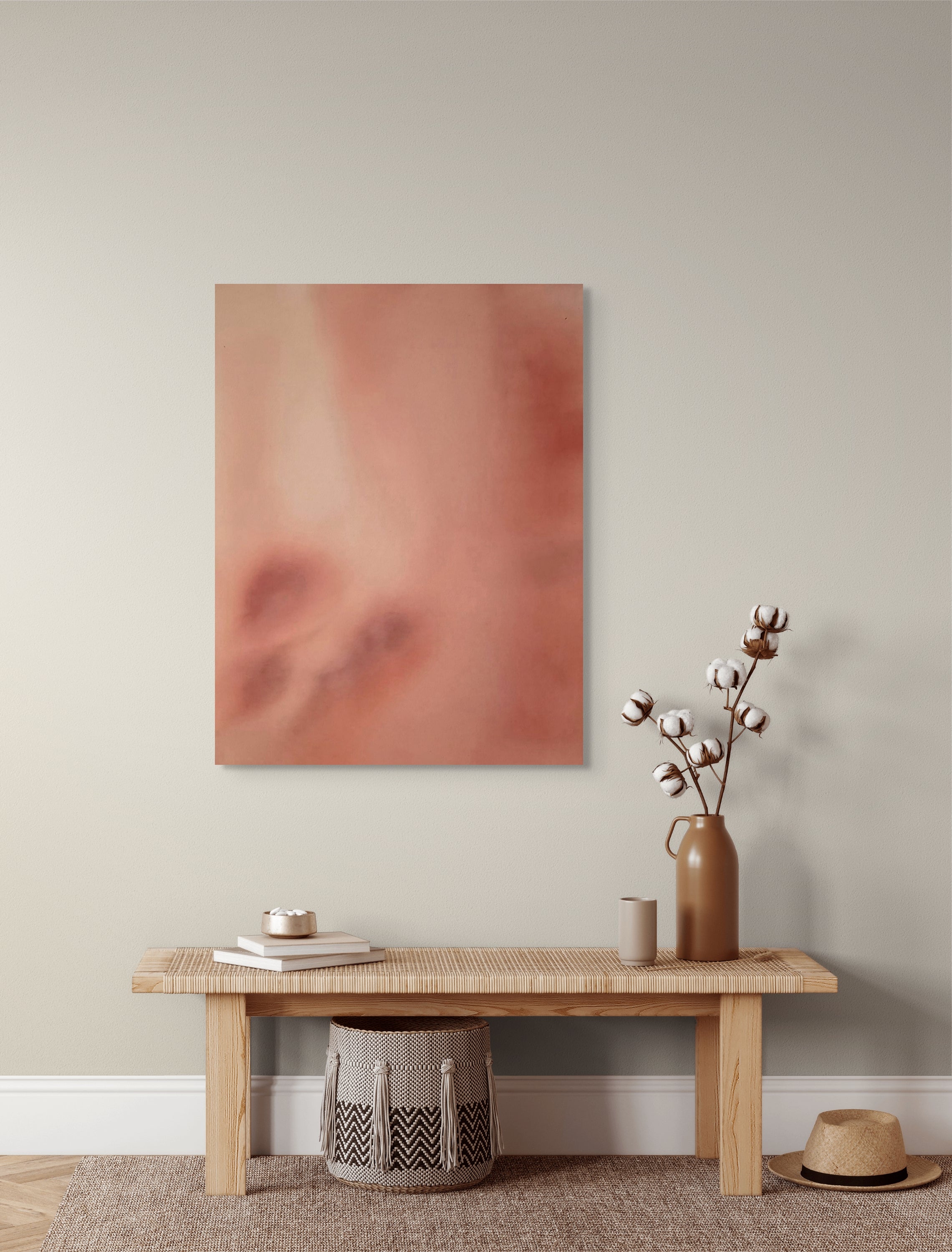 Pale Distance · 80 × 60 cm