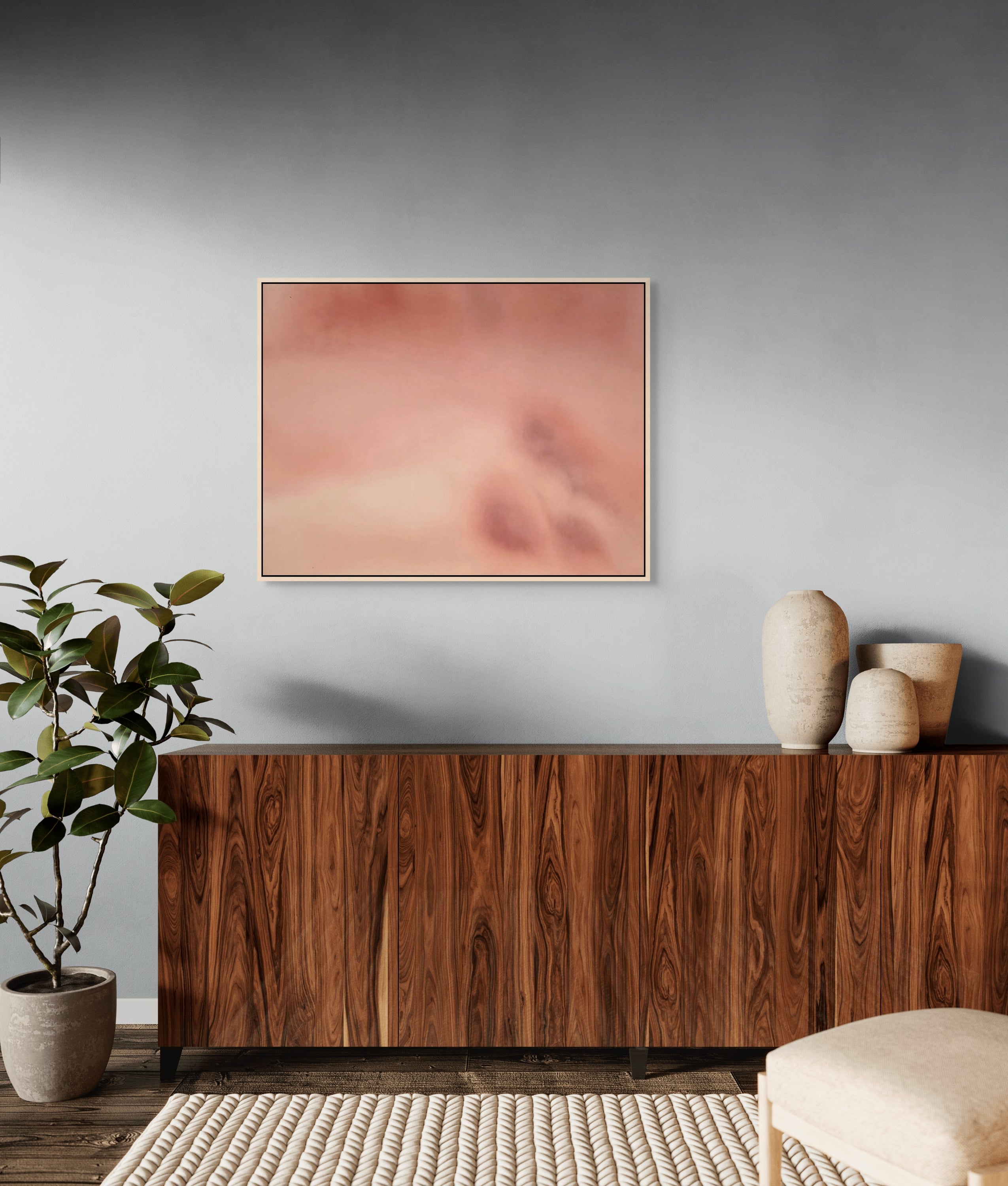 Pale Distance · 80 × 60 cm