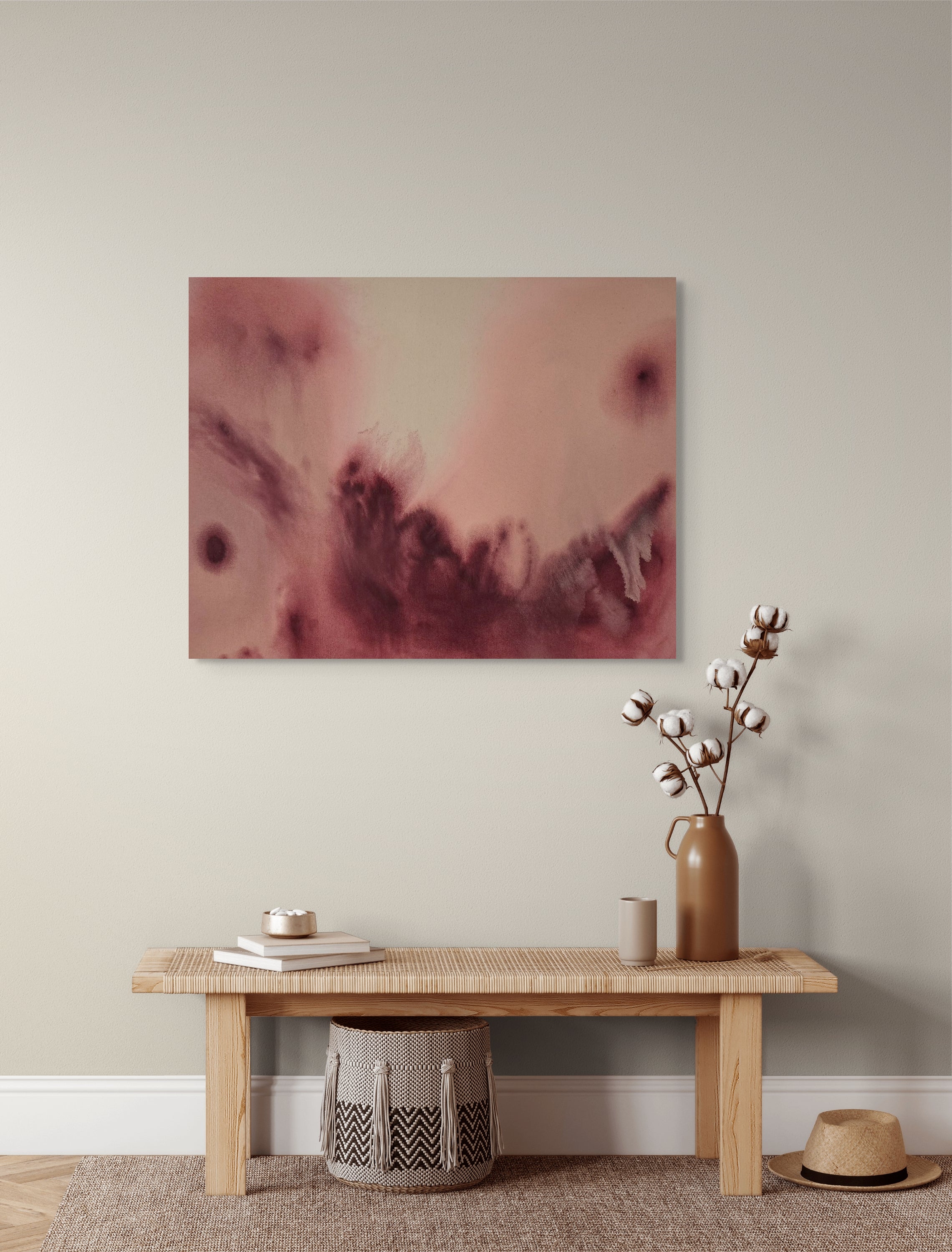 Low Flame · 60 × 80 cm