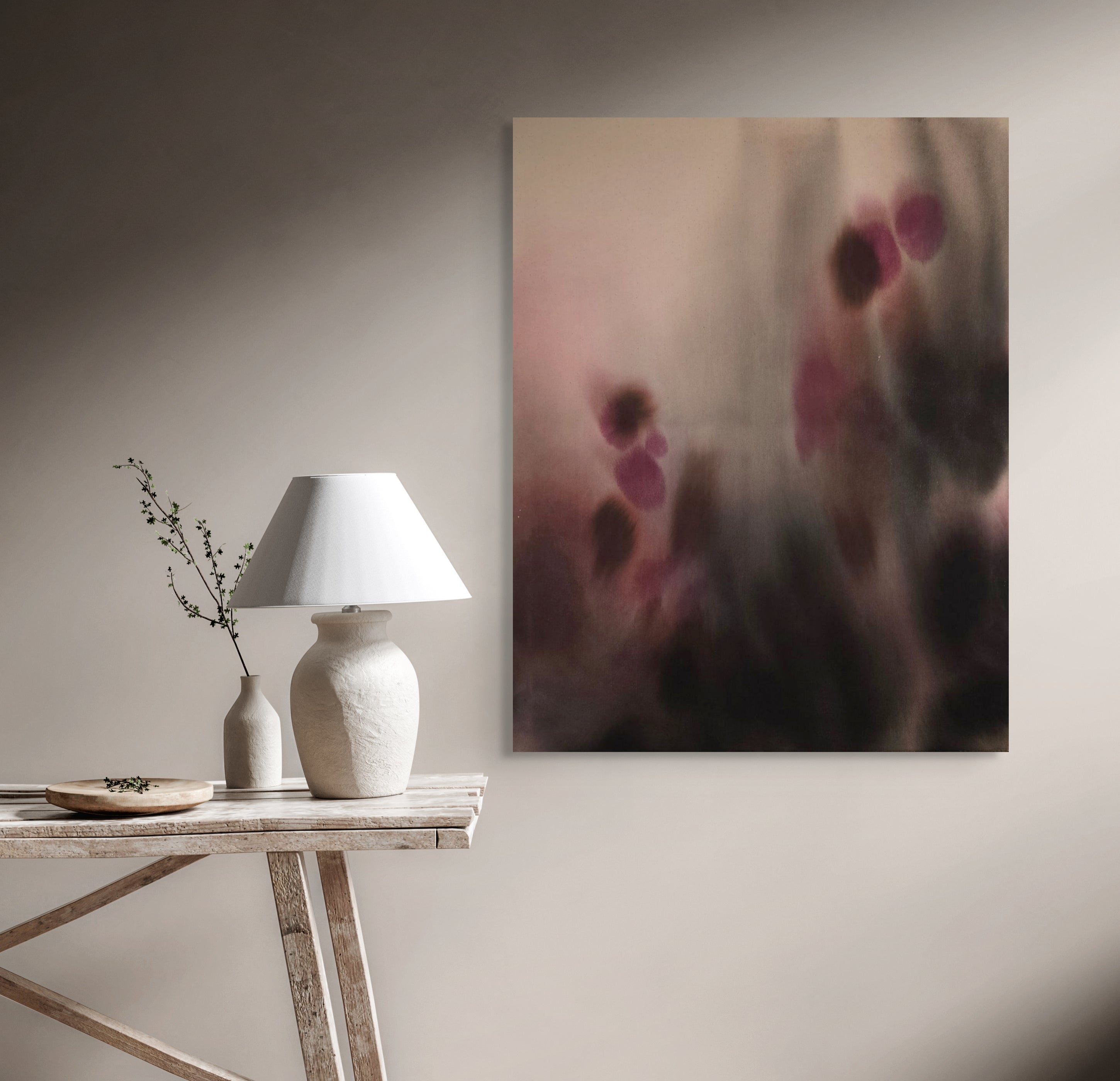 Velvet Trace · 100 × 80 cm